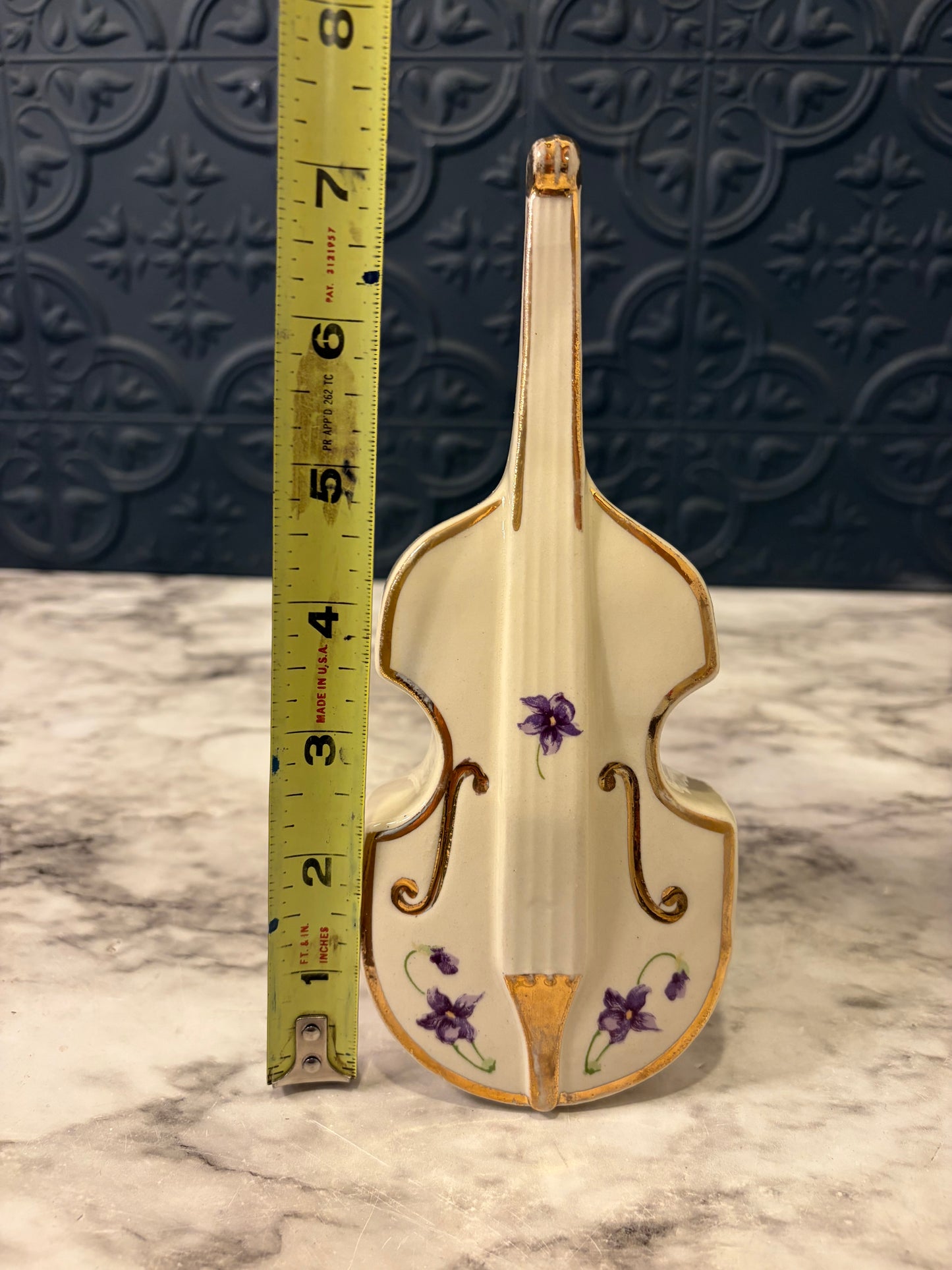 Moyer Ceramic Violin Vase