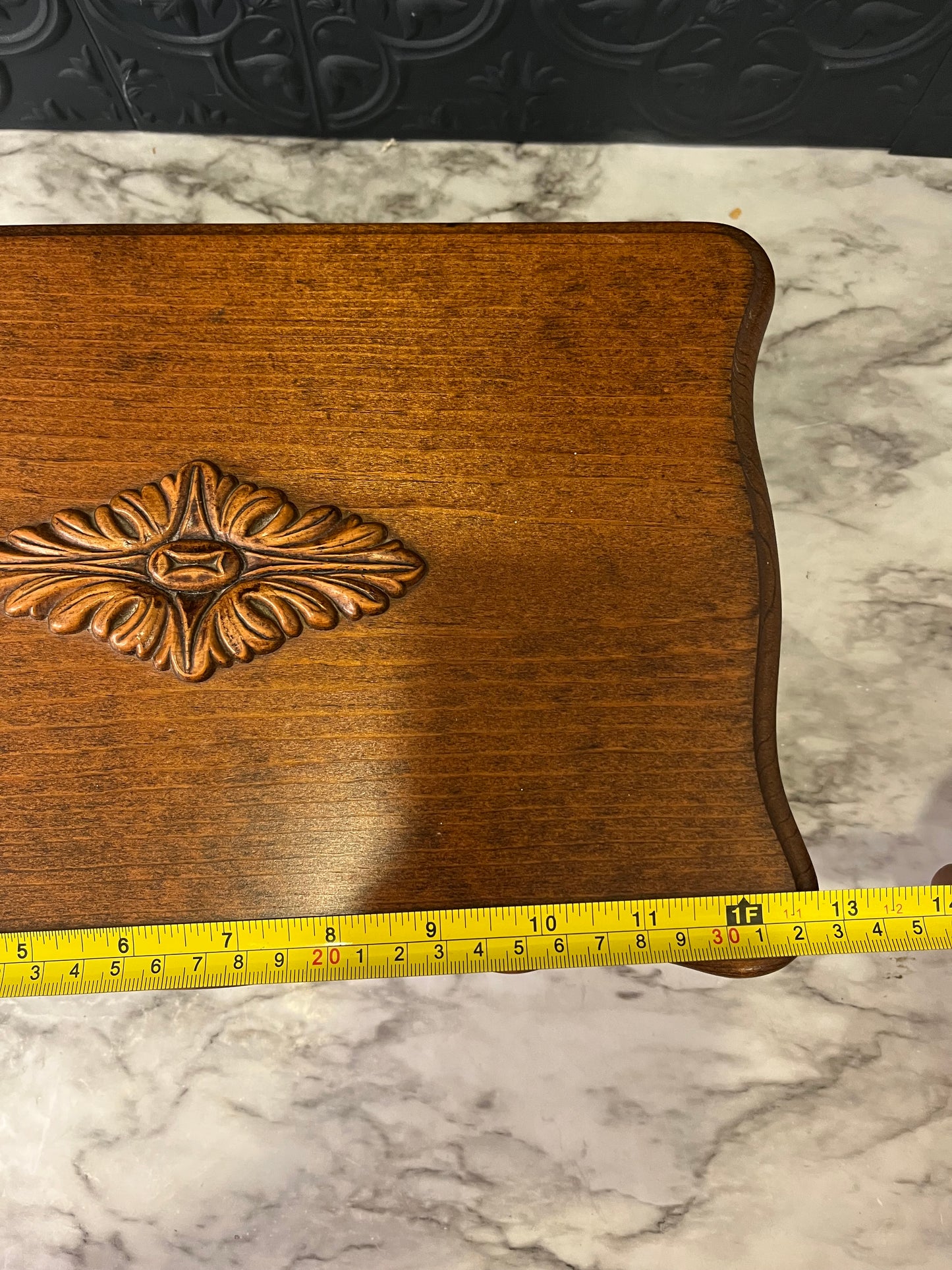 Brown Rectange Box with design on Top