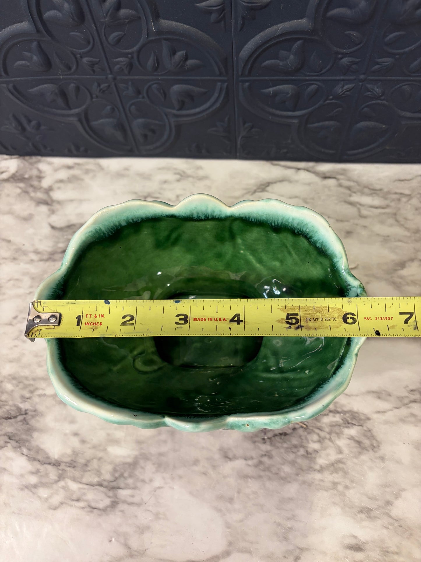 McCoy Style Green Two Tone Planter