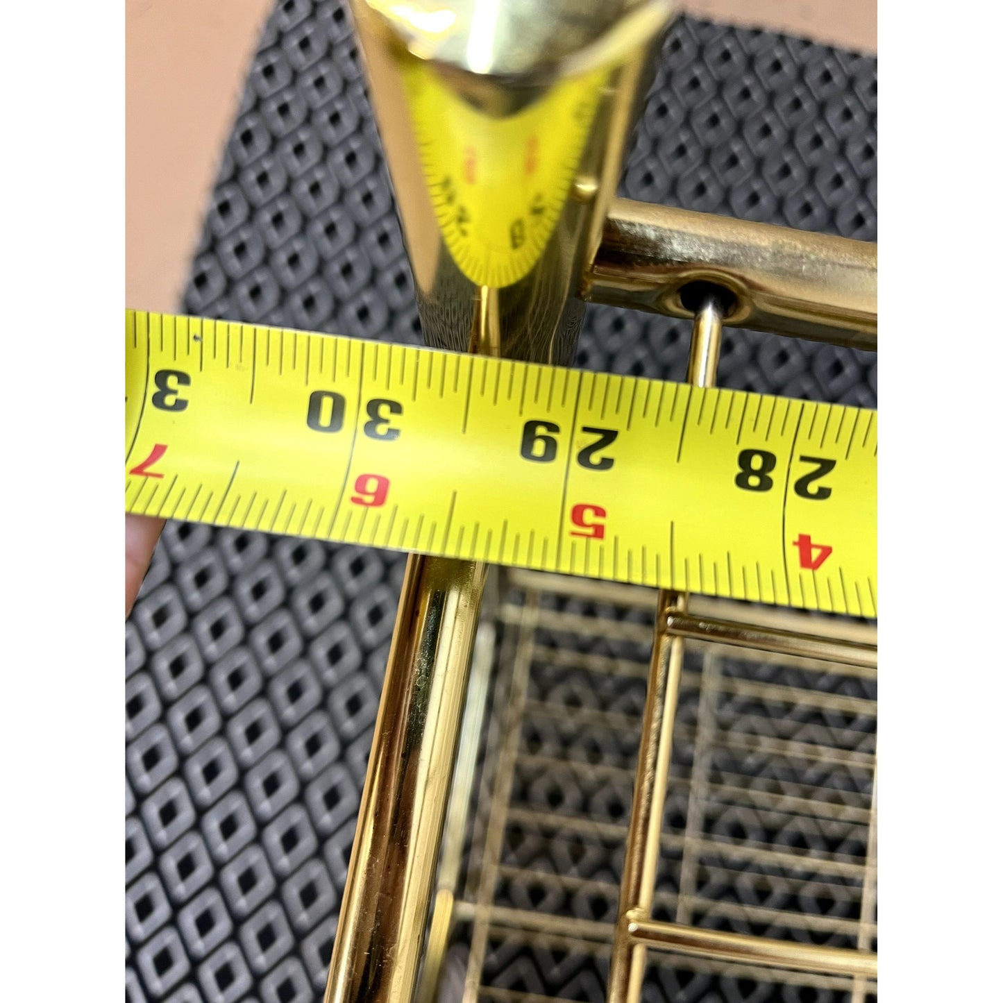 Brass Wire 3 Tier Shelf