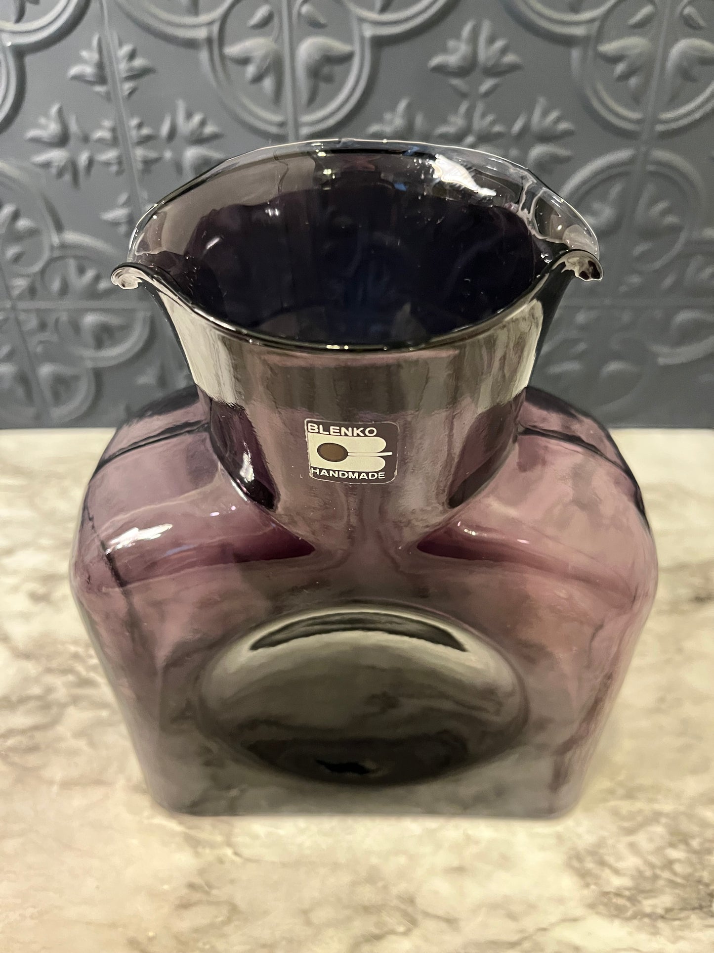 Blenko Amethyst pitcher AS IS