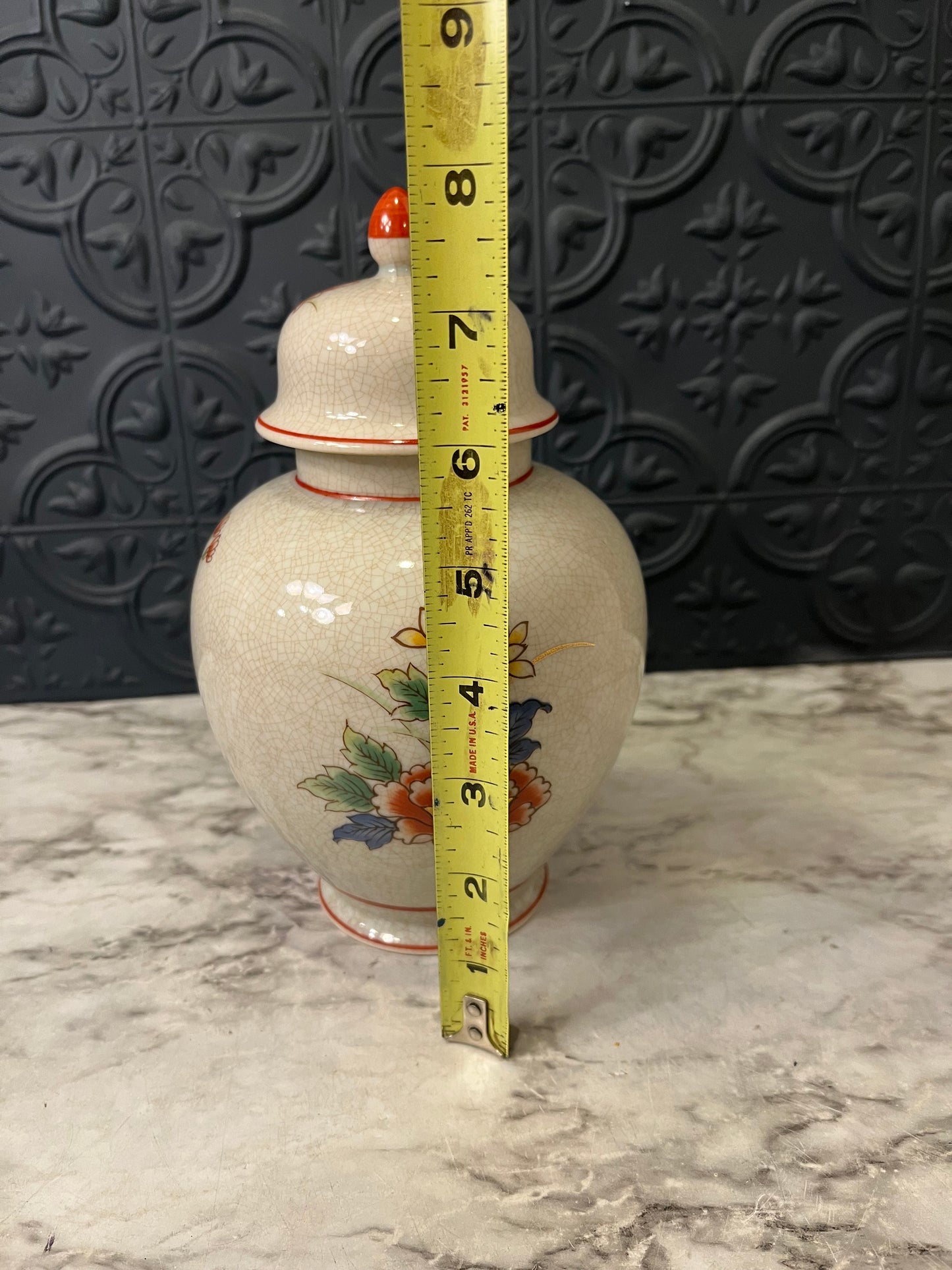 Yellow and Orange Ginger Jar Andrea by Sadek