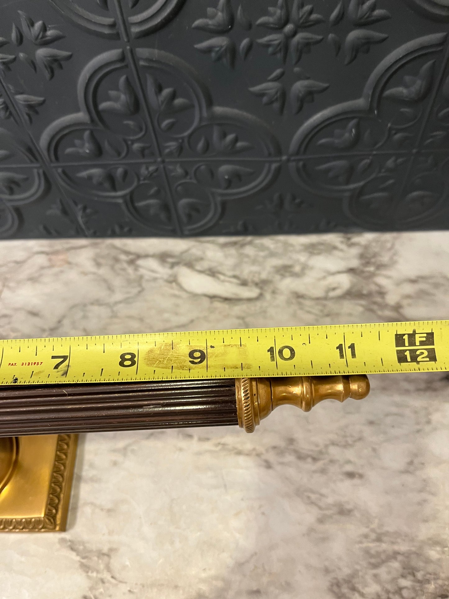 MCM 2 Tone Brass Candle Sconce