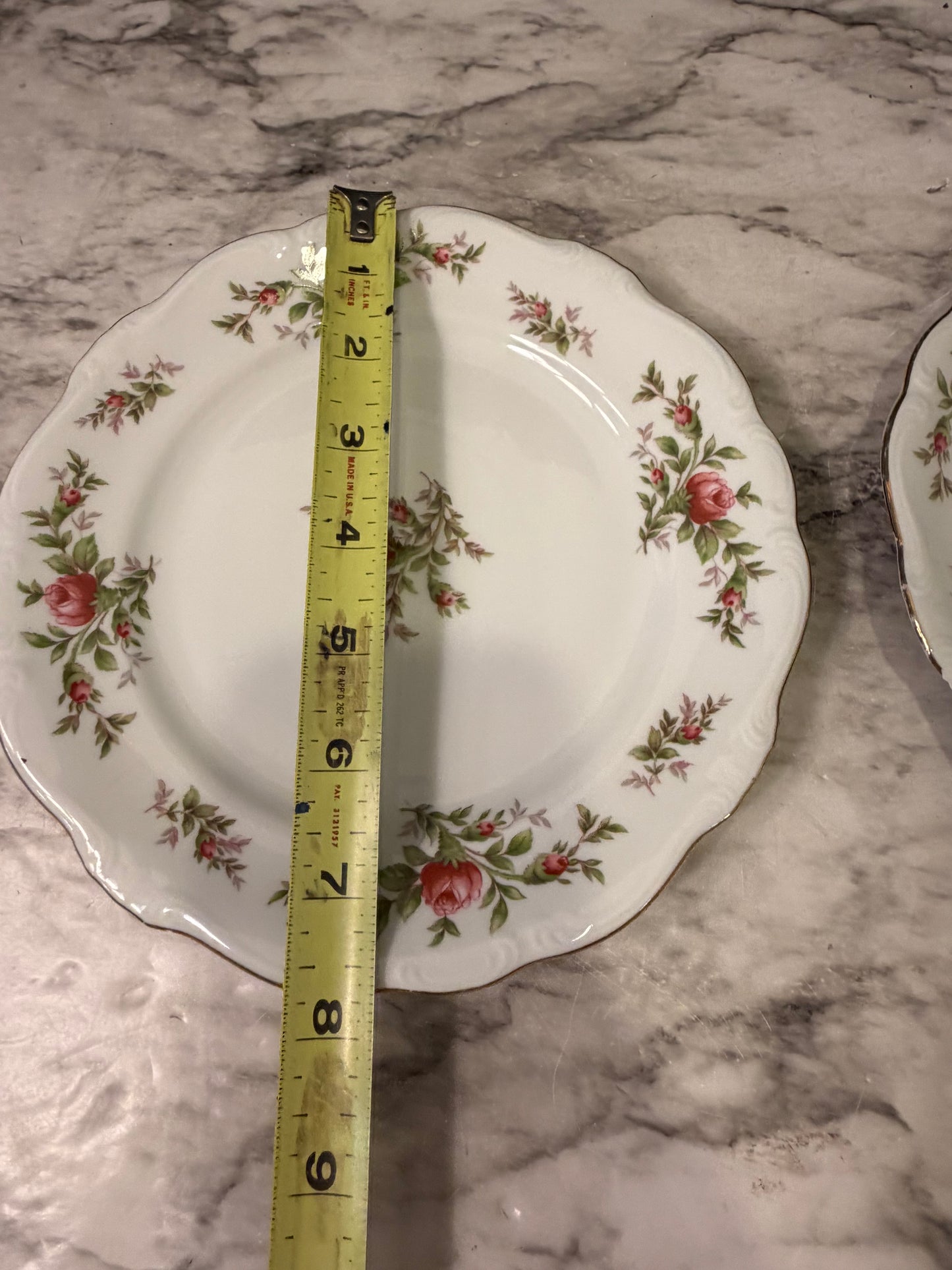 Haviland Plates 8" Set of 2 AS IS