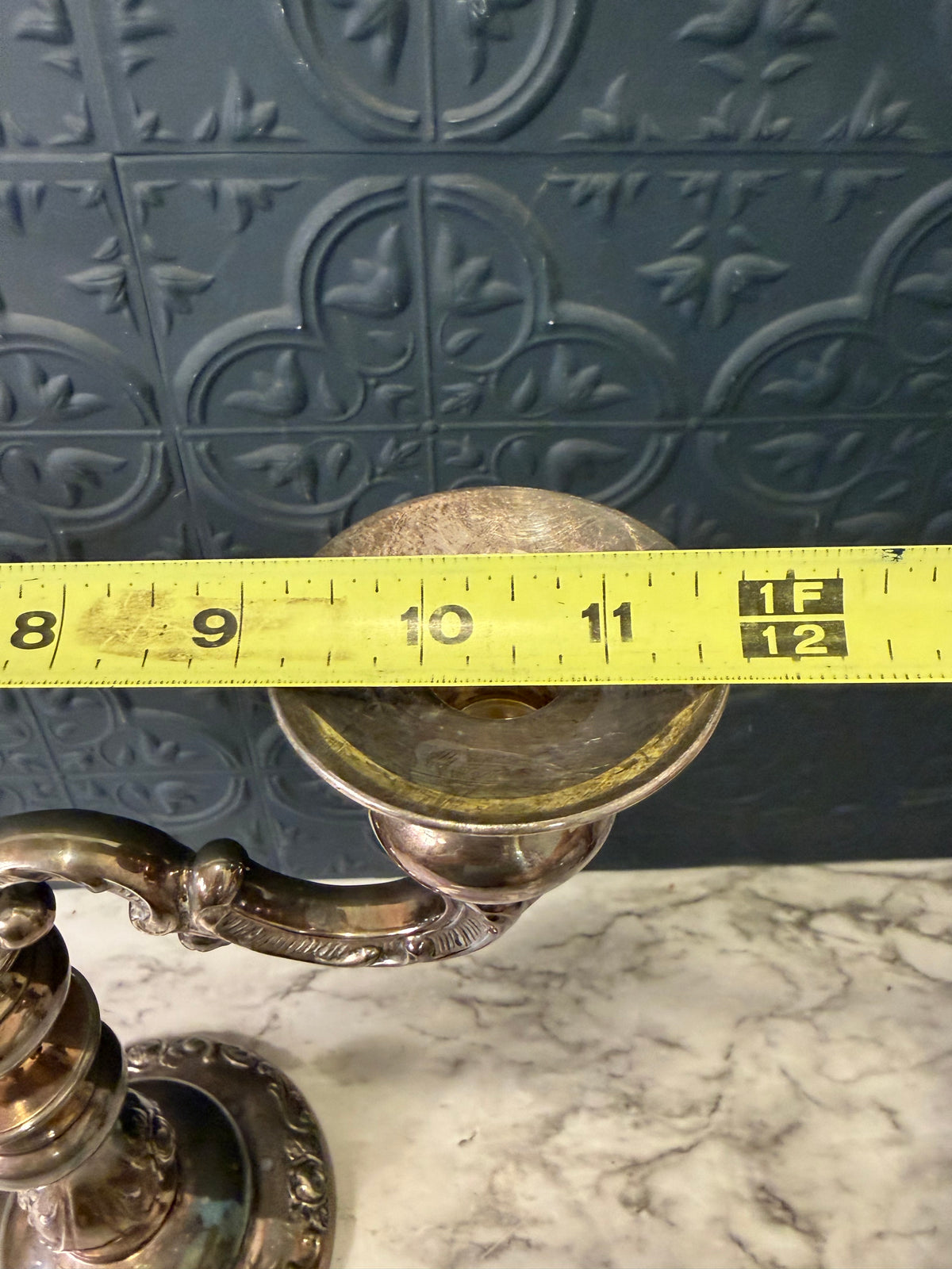 Silver plate Candelabra Stackable Set