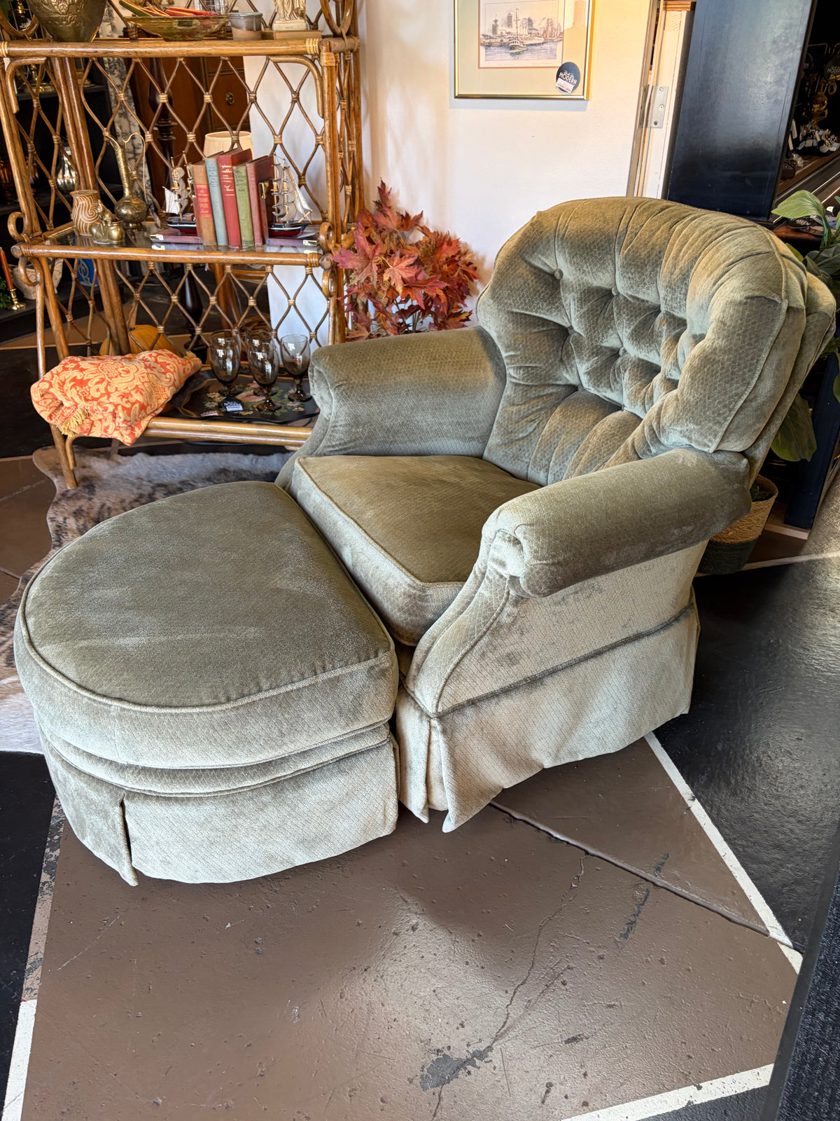 La-z-boy Swivel Rocker with Ottoman