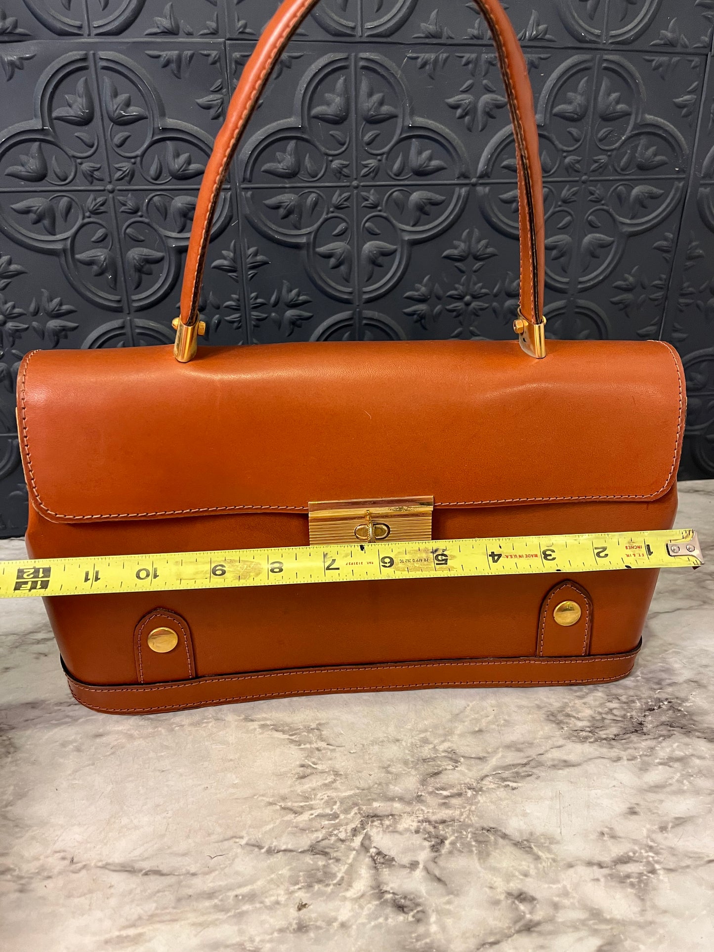 Neusteters Brown Leather Handbag