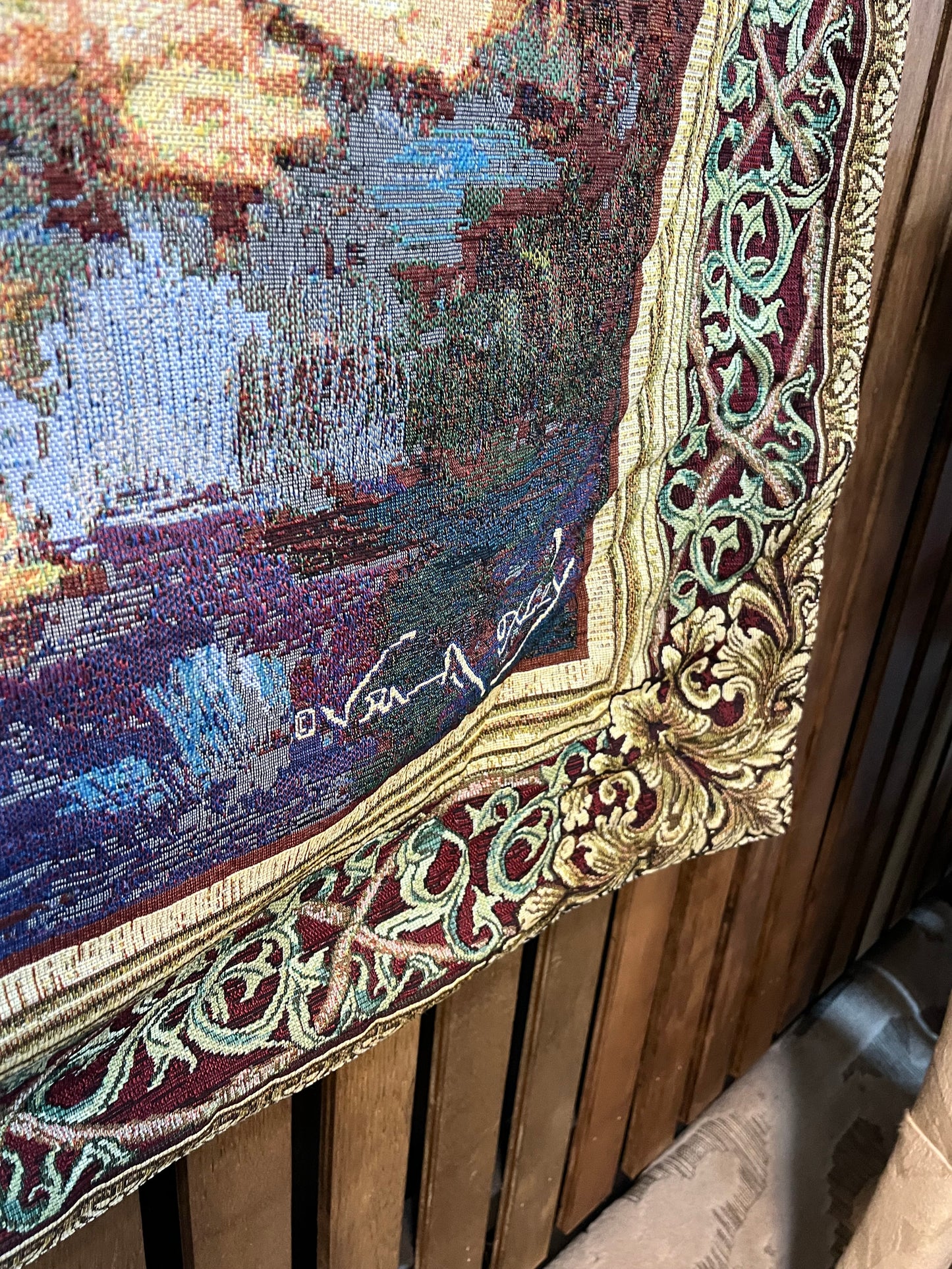 Lily Pond Tapestry by Mowhawk