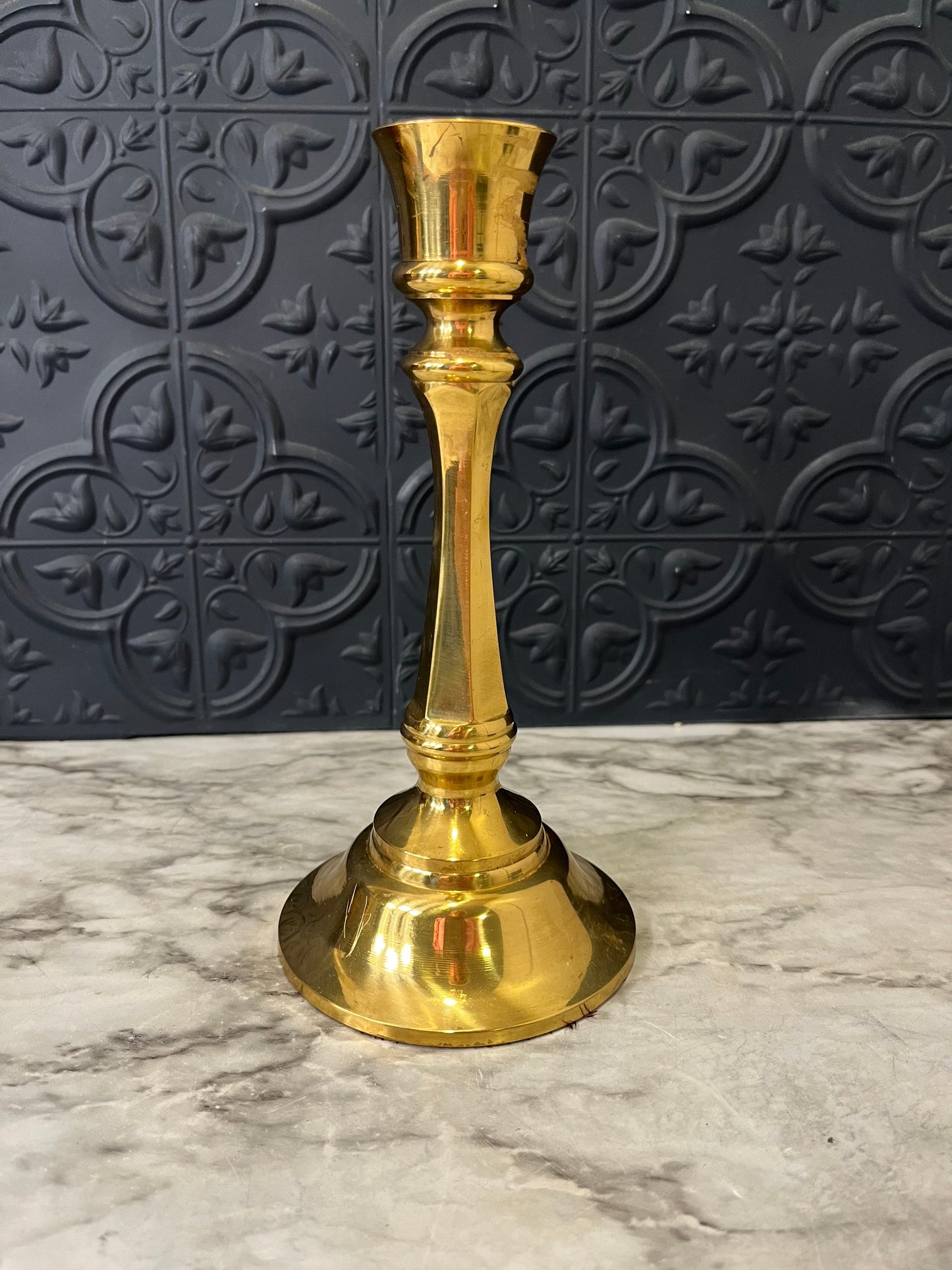 Hallmark Brass Candlestick 7.75"