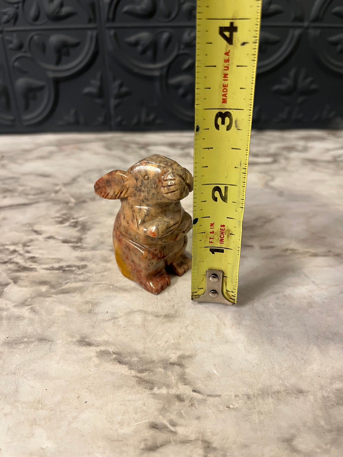 Hand Carved Stone Rabbit