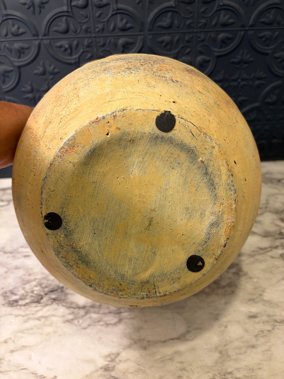 Two Handled Tan Pottery Jug