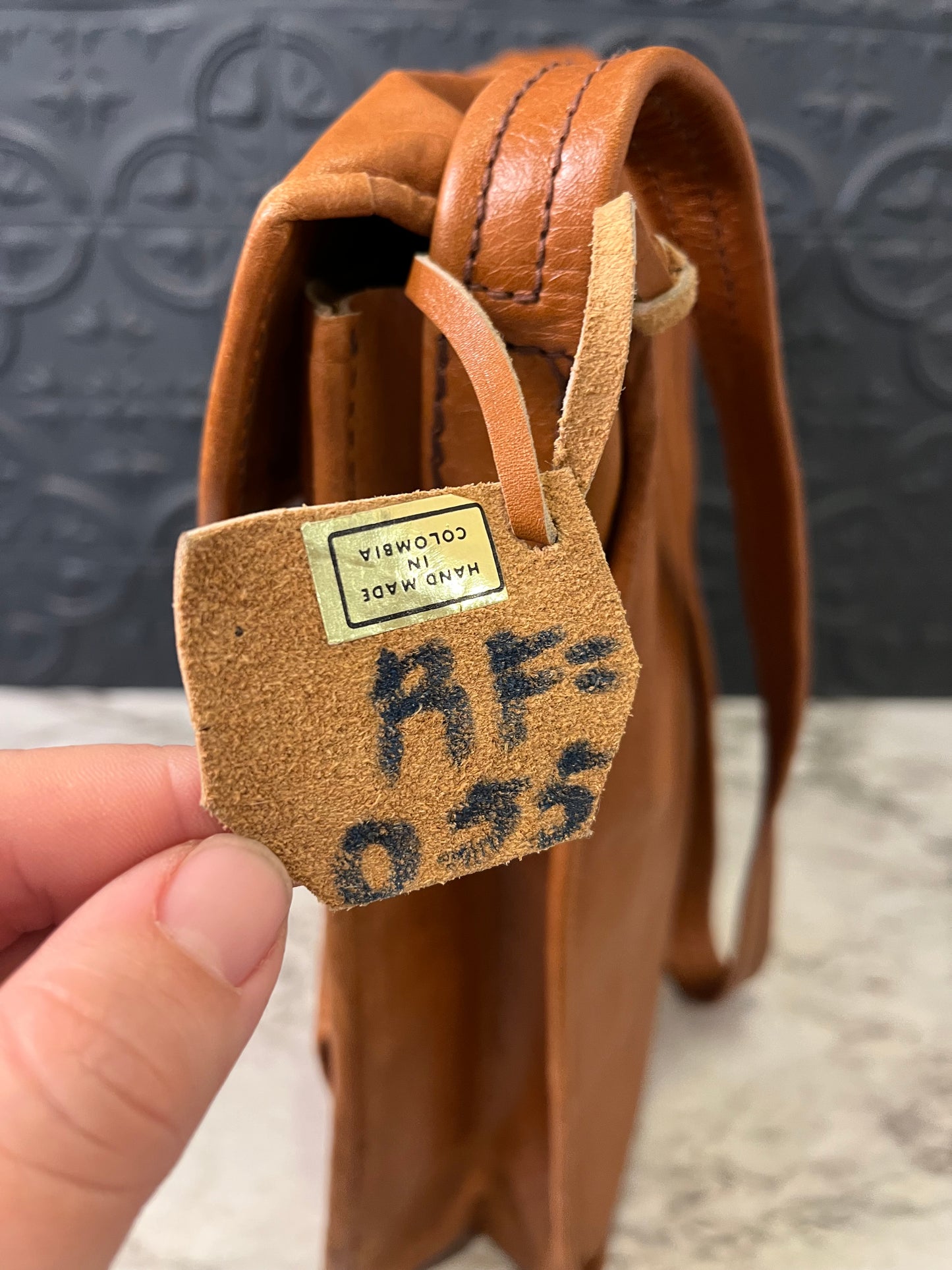 Leather Crossbody Bag Made in Colombia