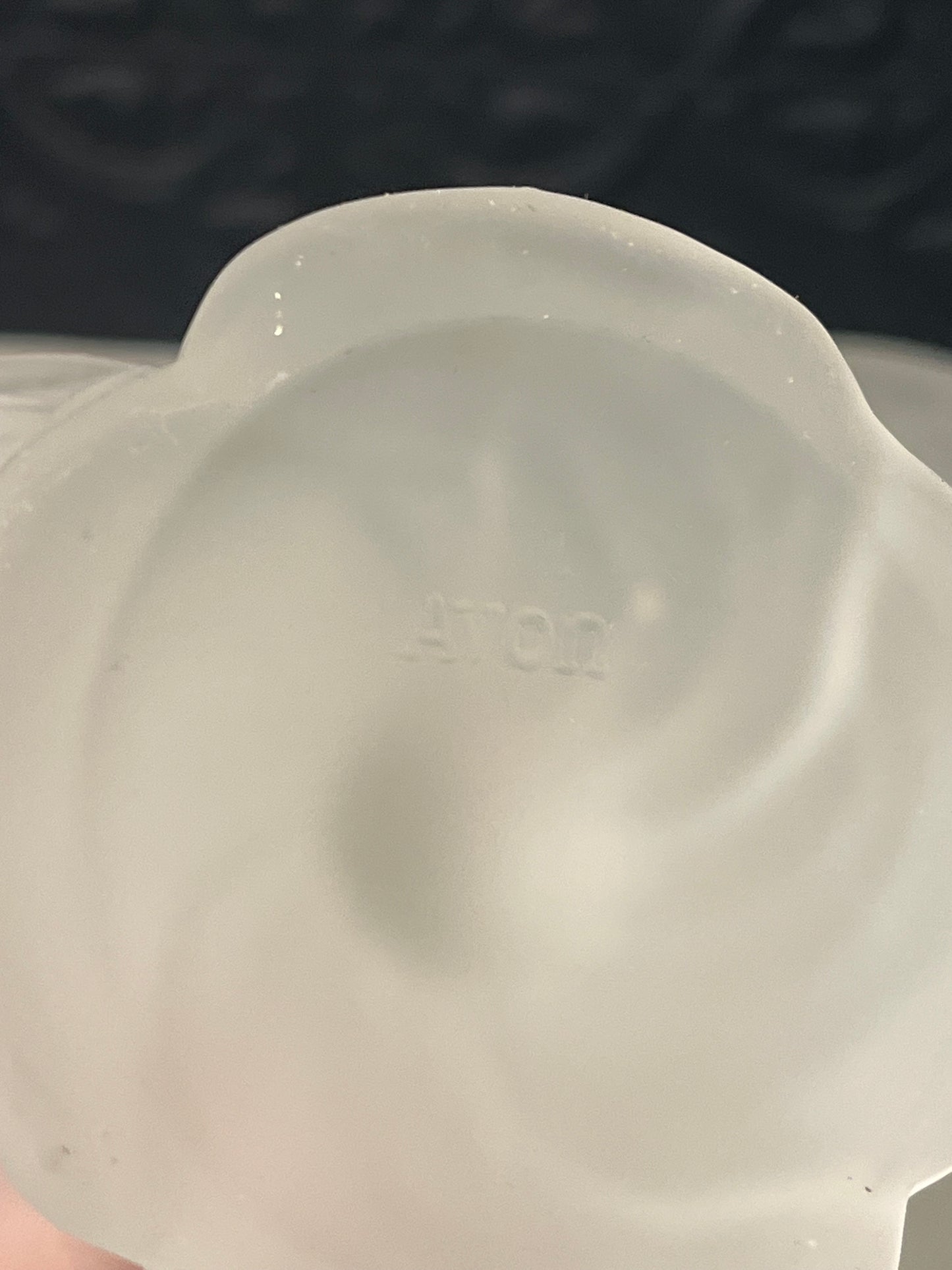 Avon Satin Glass Dessert Cups x6