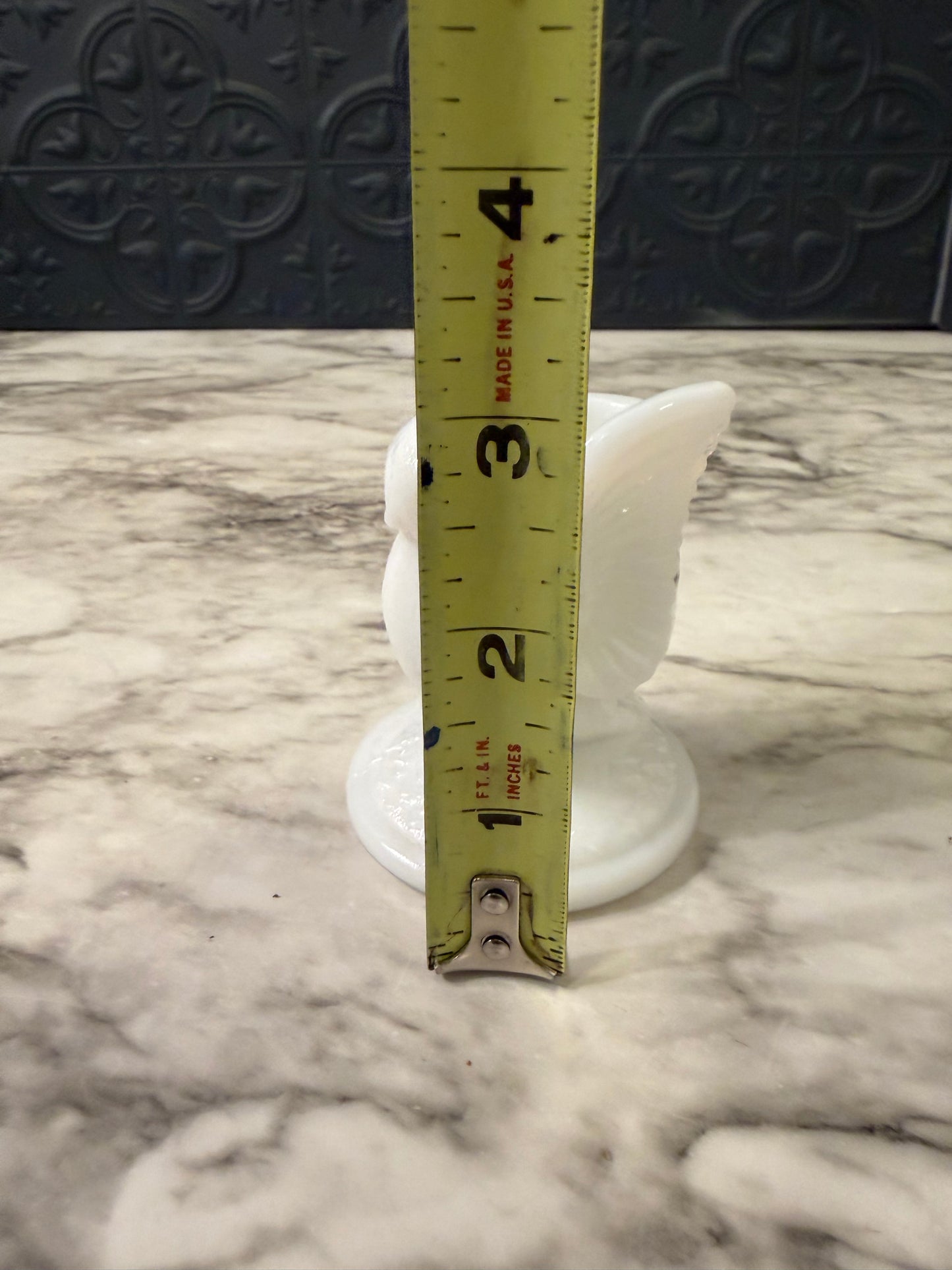 Westmoreland Milk Glass Toothpick Holder Bird