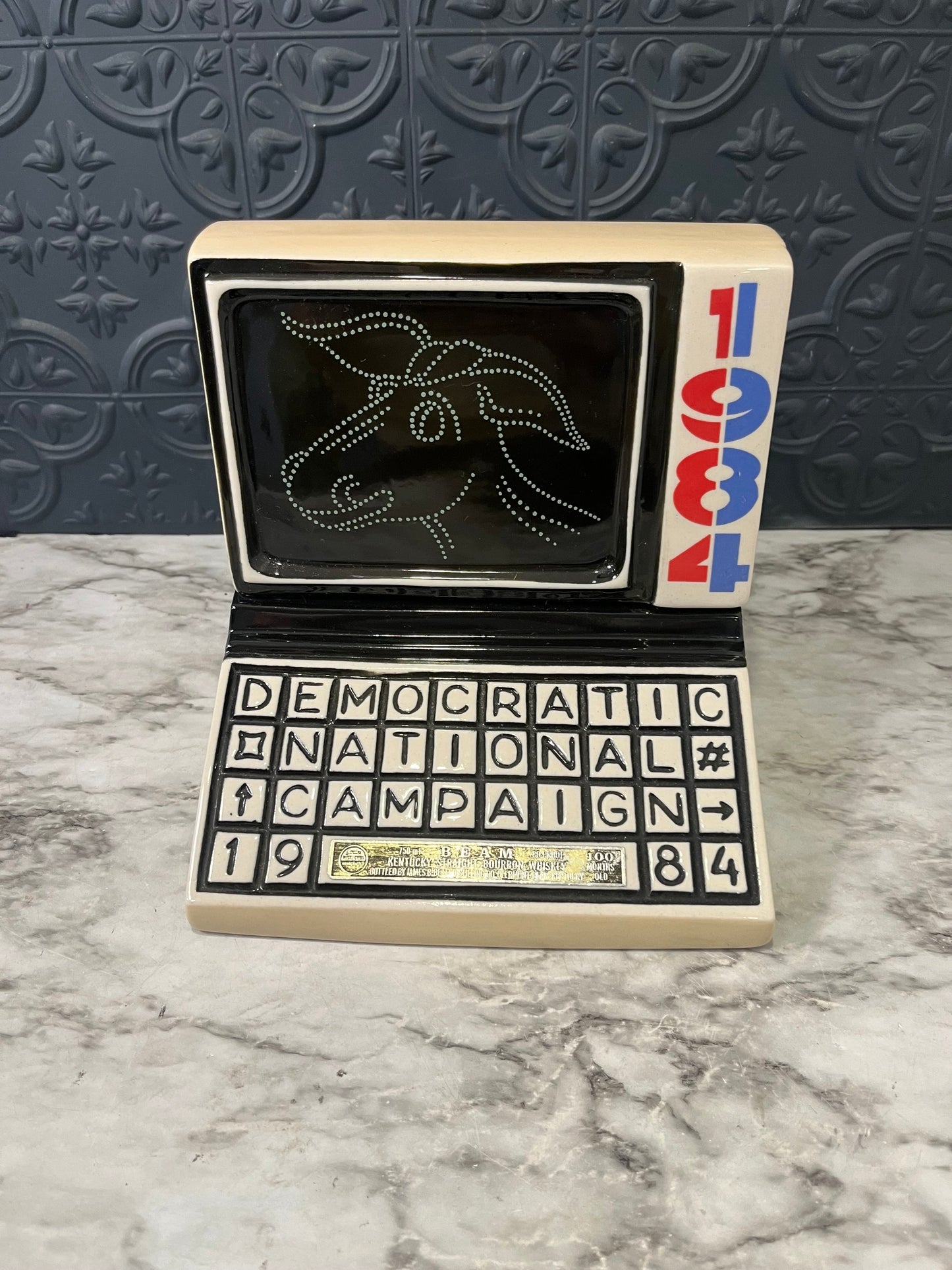1984 Jim Beam Democratic Convention Decanter