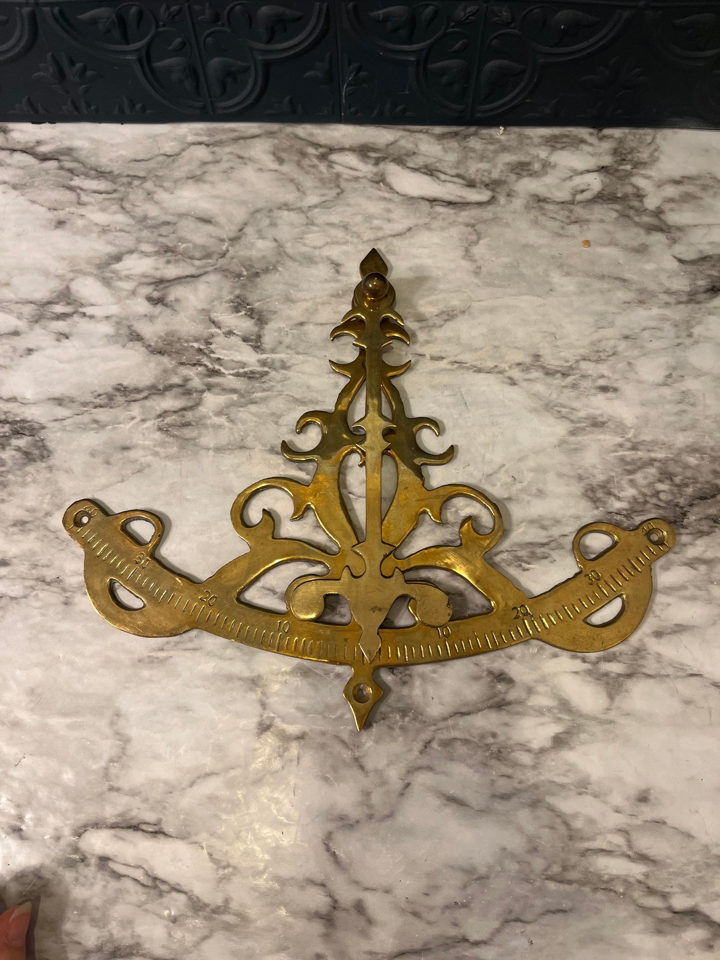 Brass Nautical Marine Inclinometer
