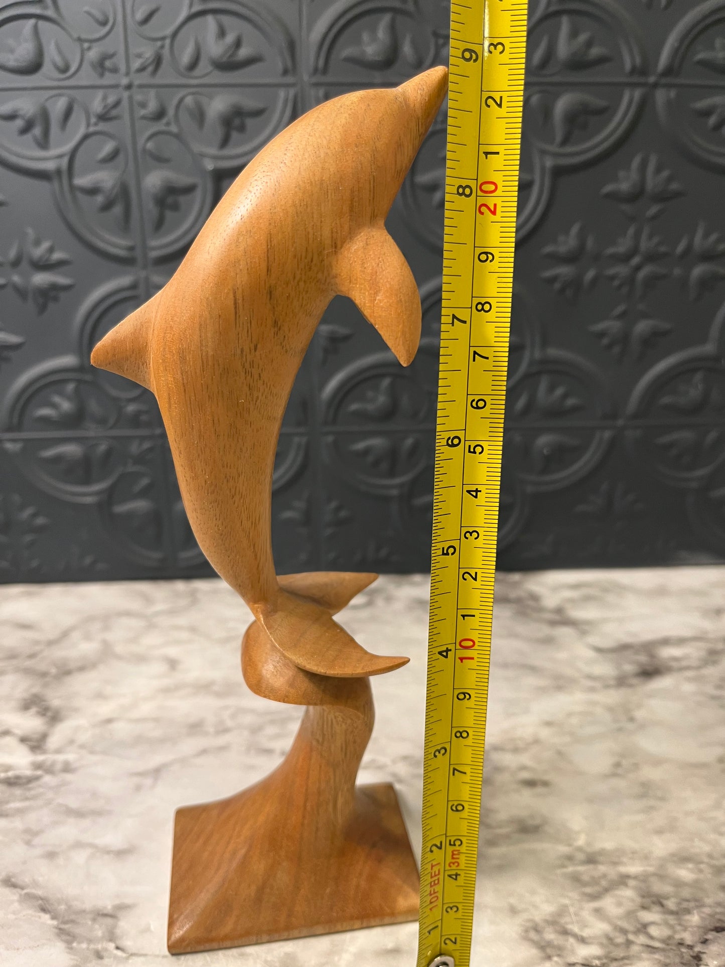 Wood Carved Dolphin