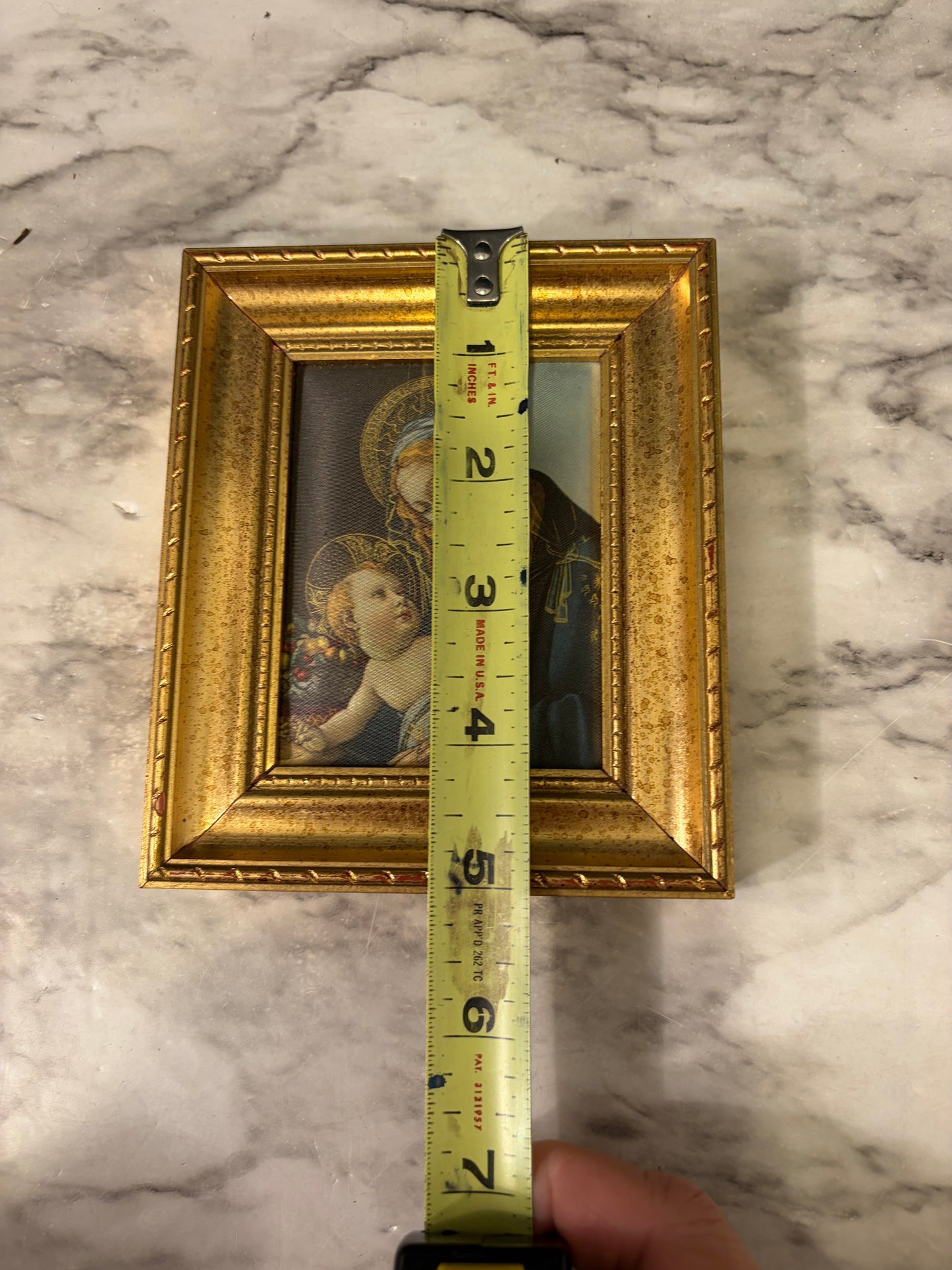 Silk Print of Madonna and Child