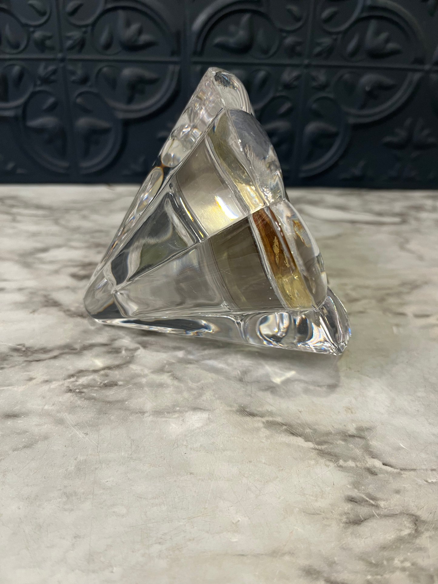 Crystal Floral Desk Clock