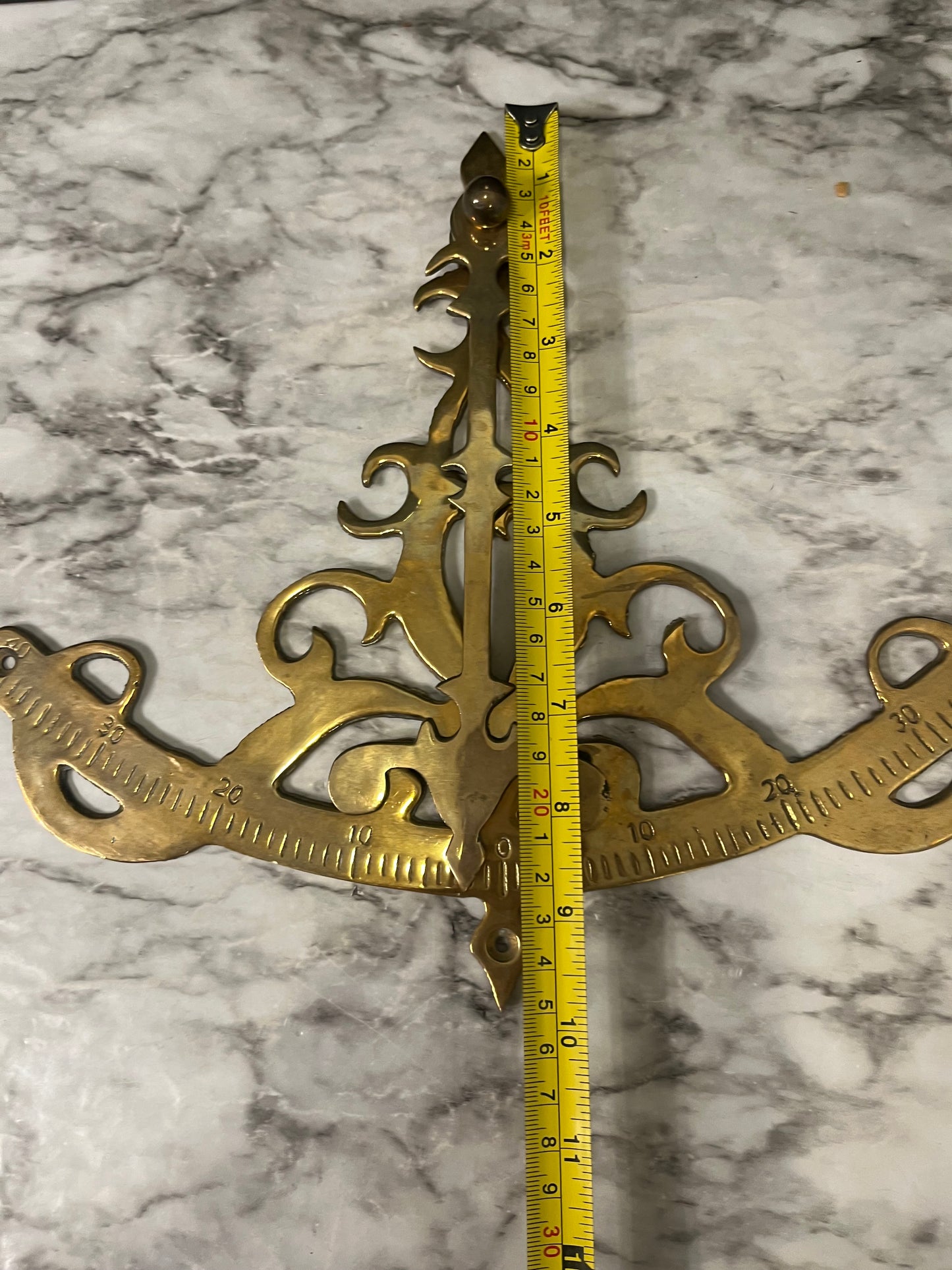 Brass Nautical Marine Inclinometer