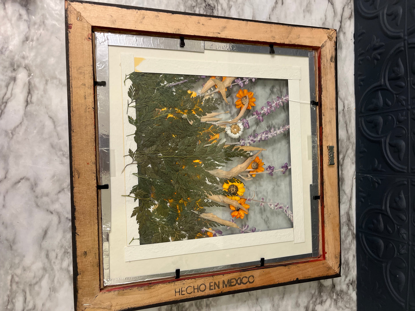Pressed Flower Picture Framed