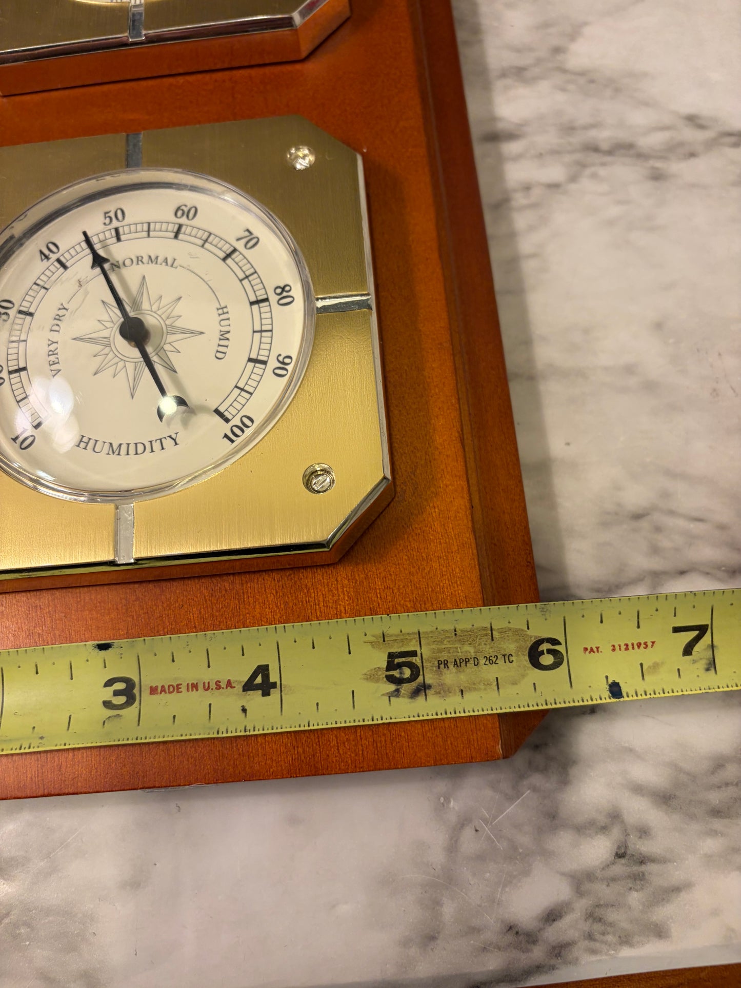 Light Wood Weather Station with Key