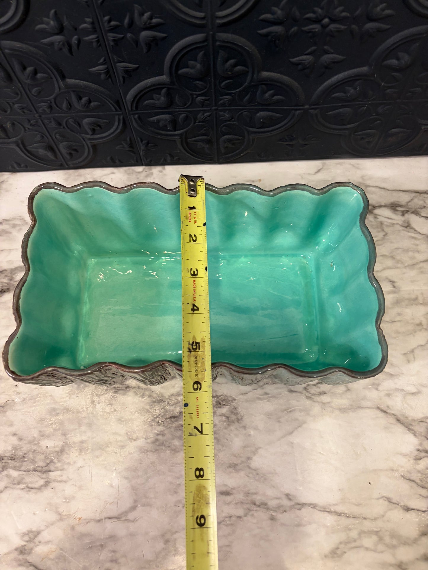 Mid Century Aborn California Turquoise Pot