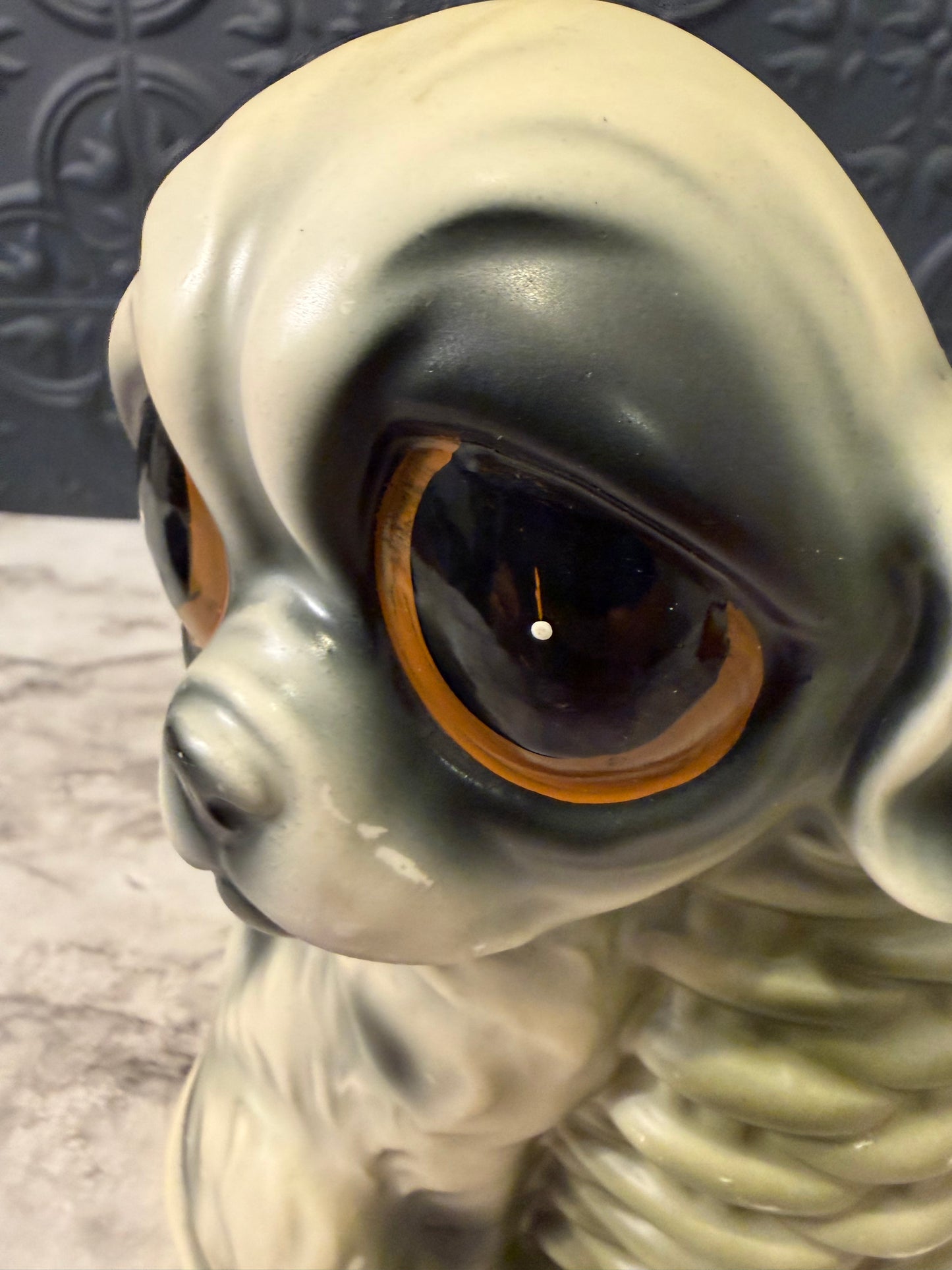 Enesco Big Eyed Dog Planter