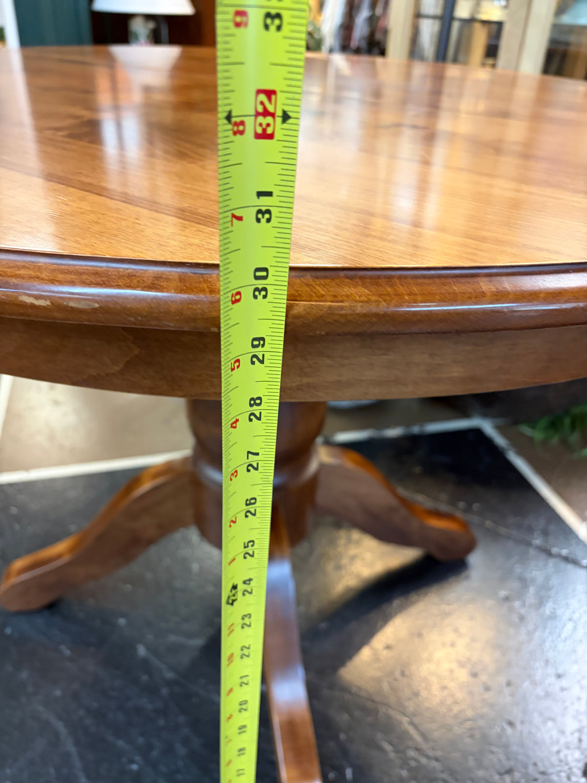 Round Woodleys Dining Table with leaf