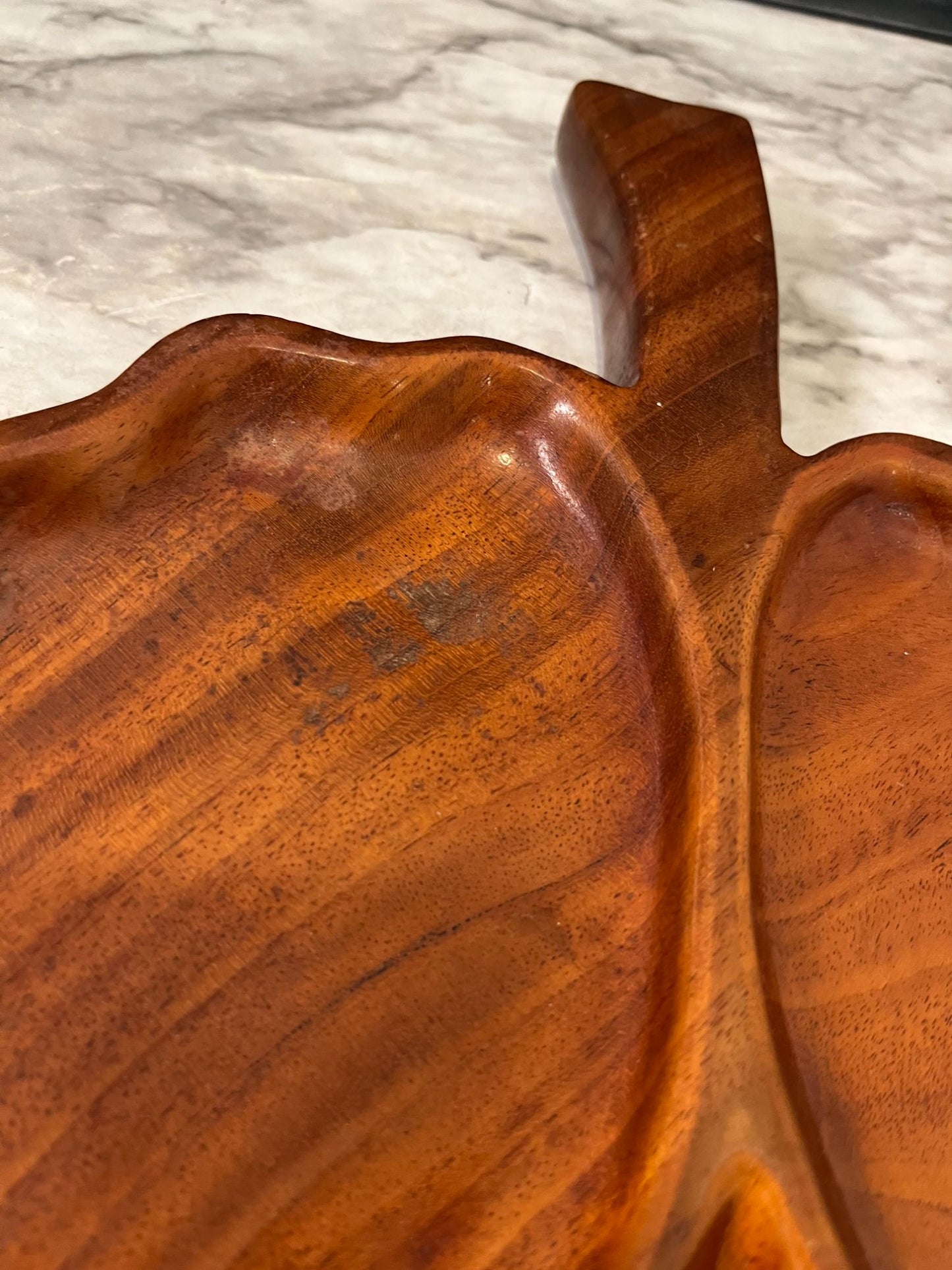 Wood Leaf Dish