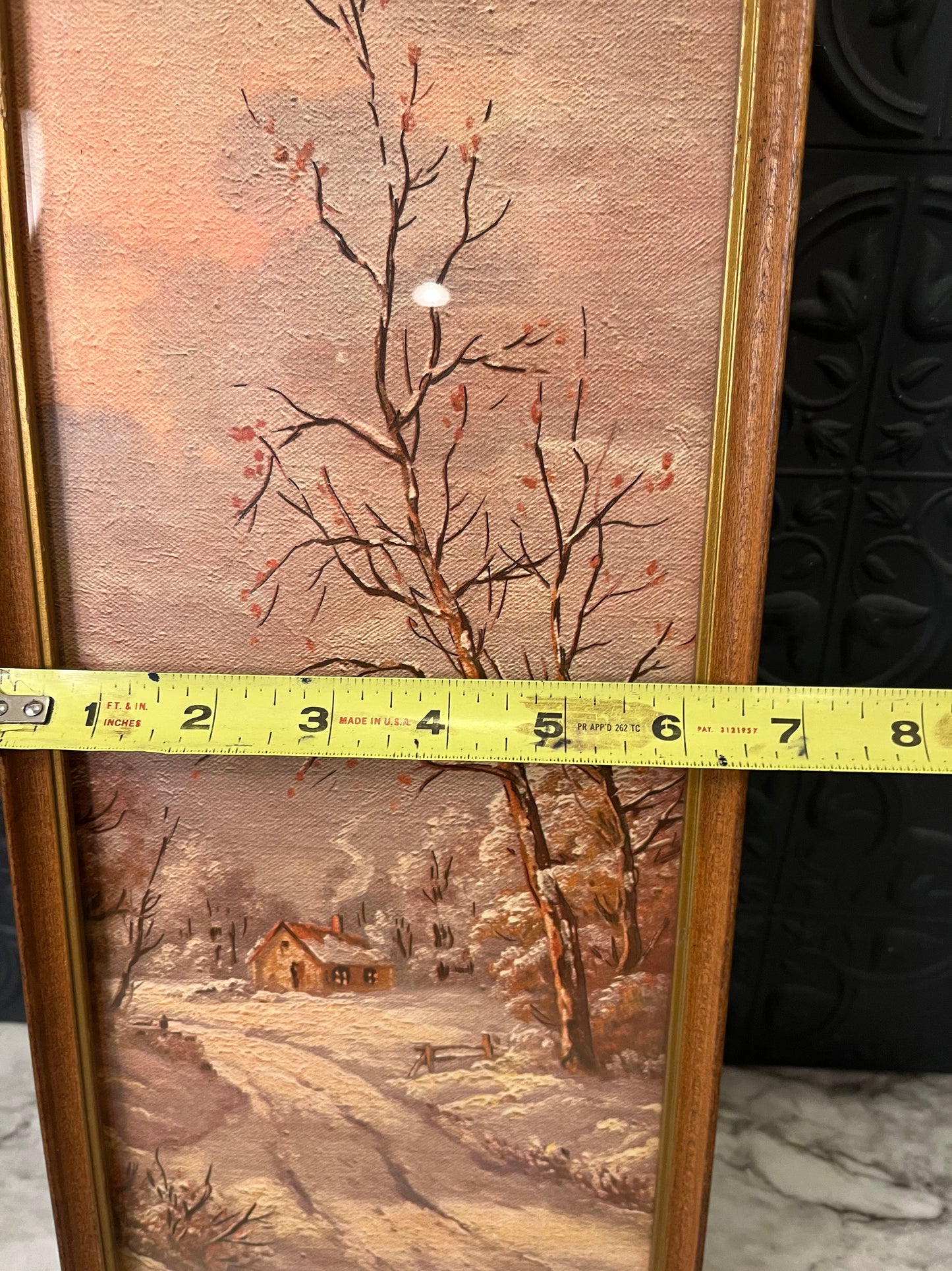 C Regan Framed Season Print Winter
