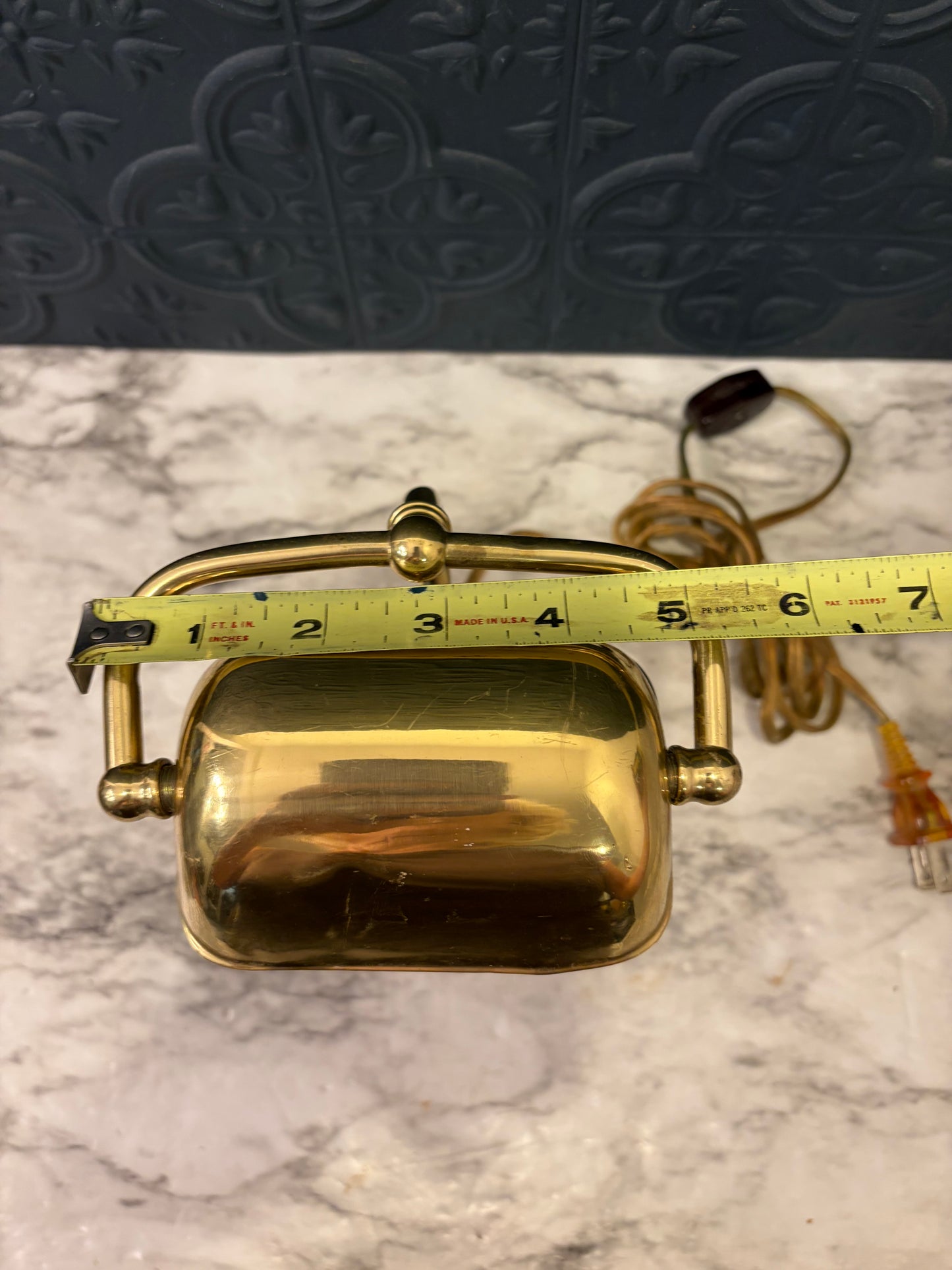 Mini Brass Piano Lamp