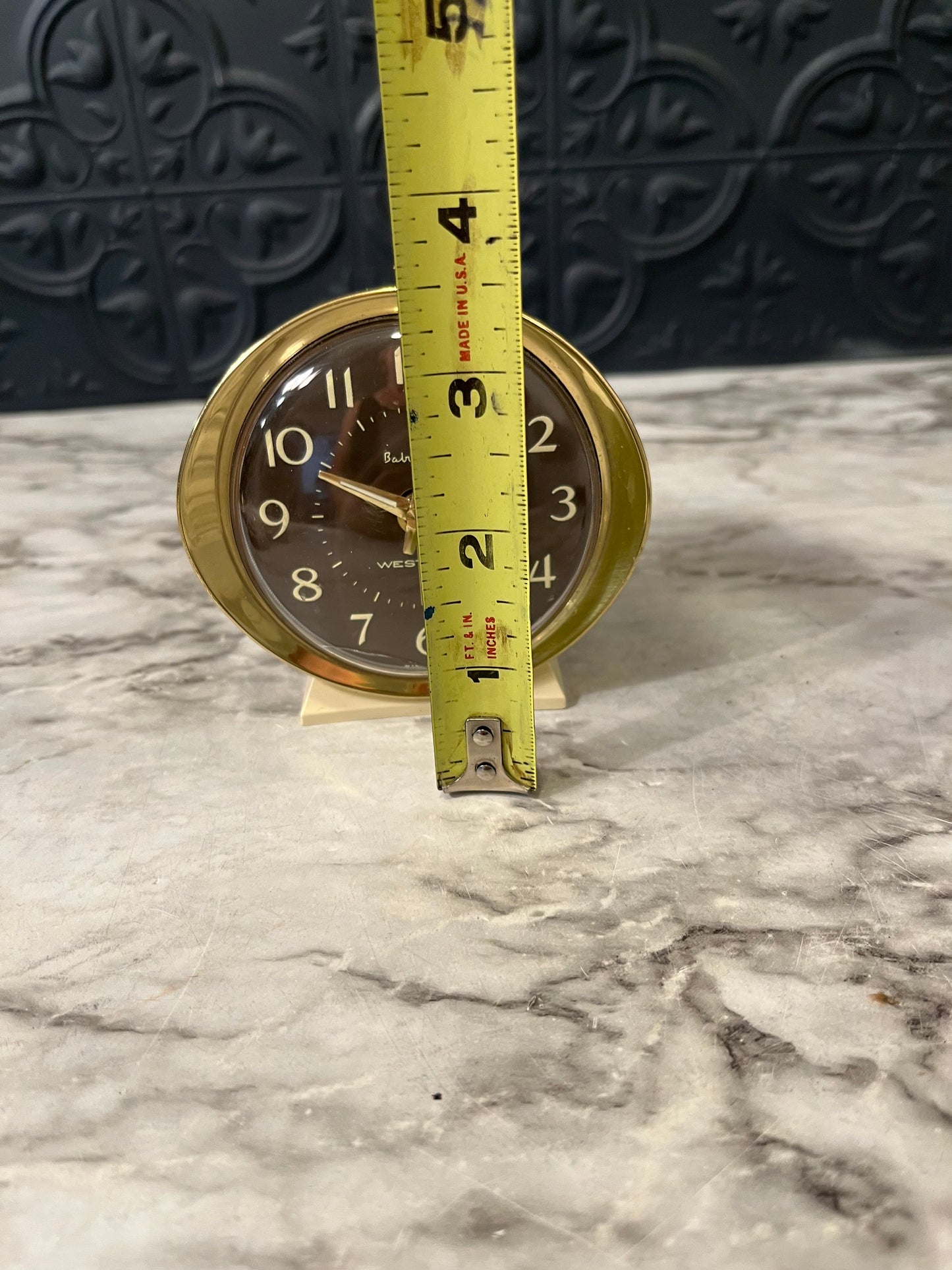 Westclock Baby Ben Travel Clock with Glowing hands AS IS