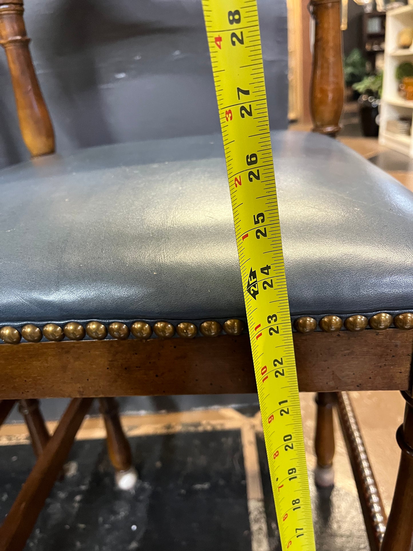 Vintage Teller Bar Stools Set of 4