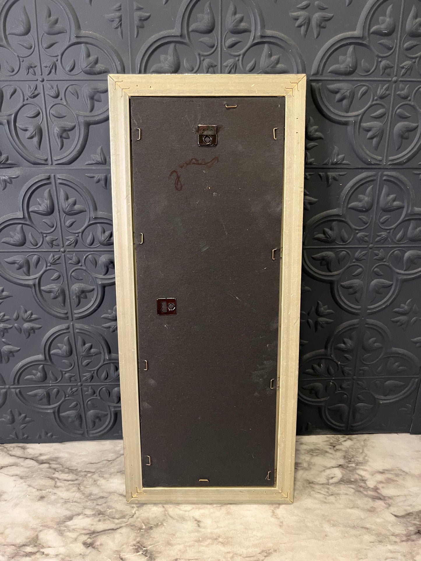 Champagne rectangle mirror