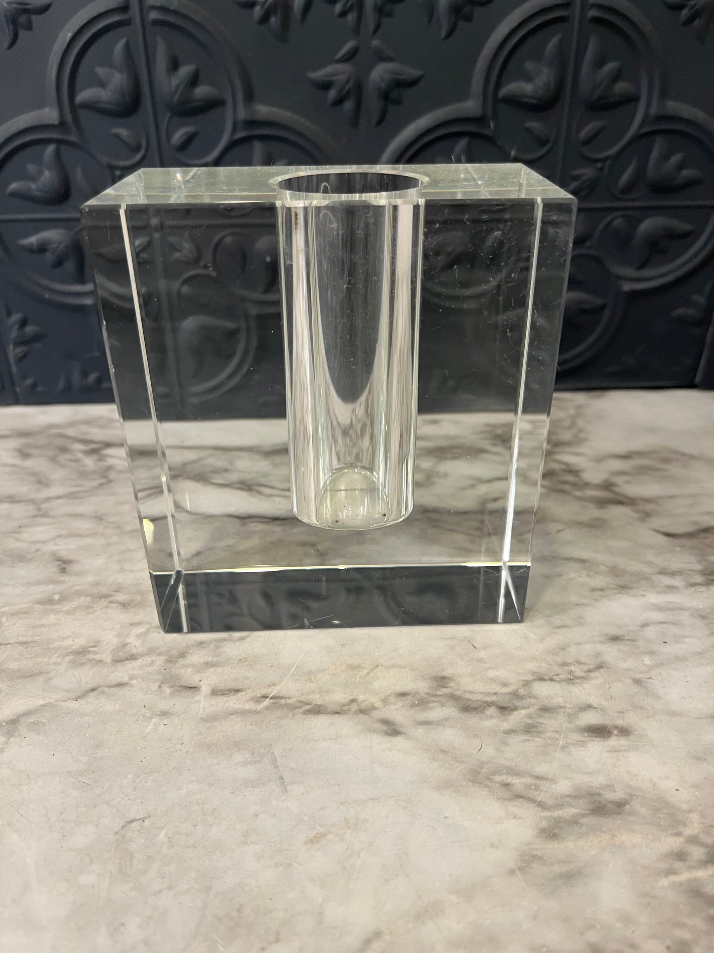 Glass Block Vase