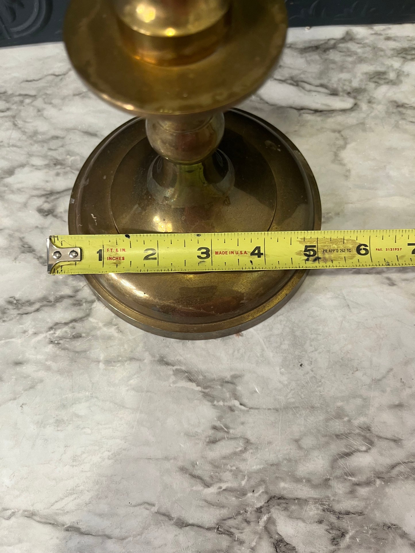 Brass Candle Holder 15.5"