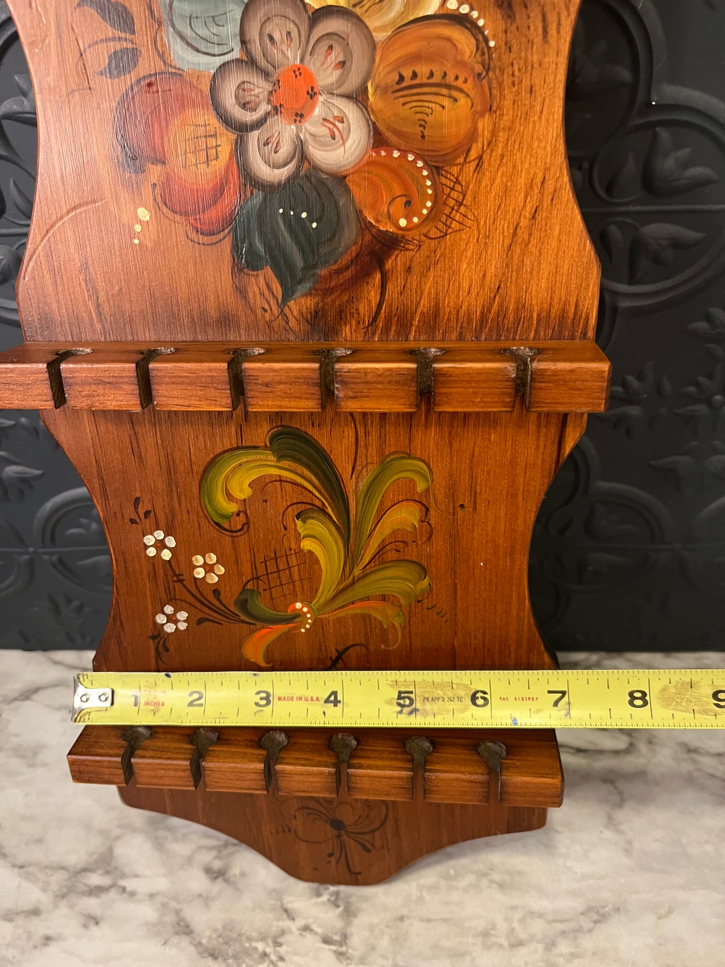 Spoon Rack with Toll Painting