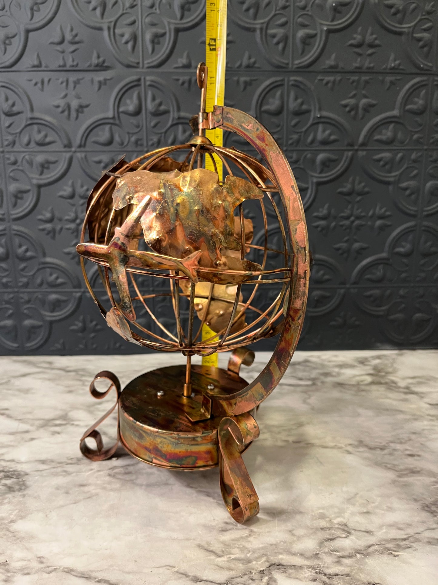 Copper World Music Box Decor Only
