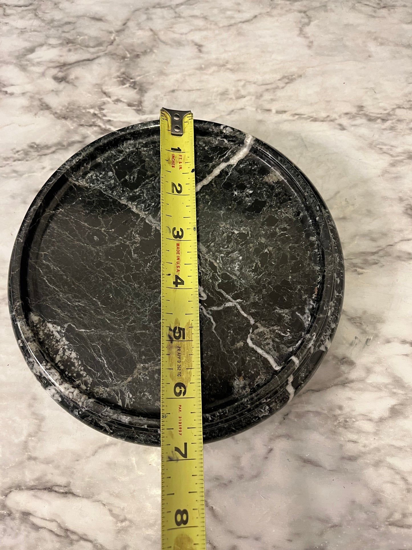 Black Marble Pedestal Stand