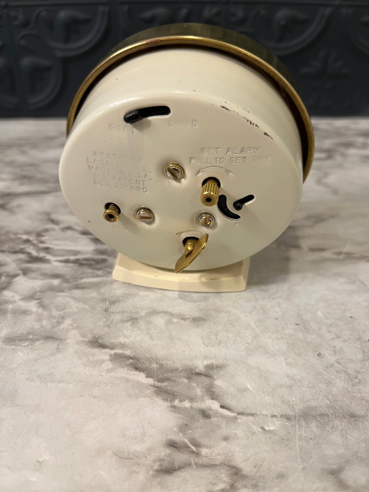 Westclock Baby Ben Travel Clock with Glowing hands AS IS