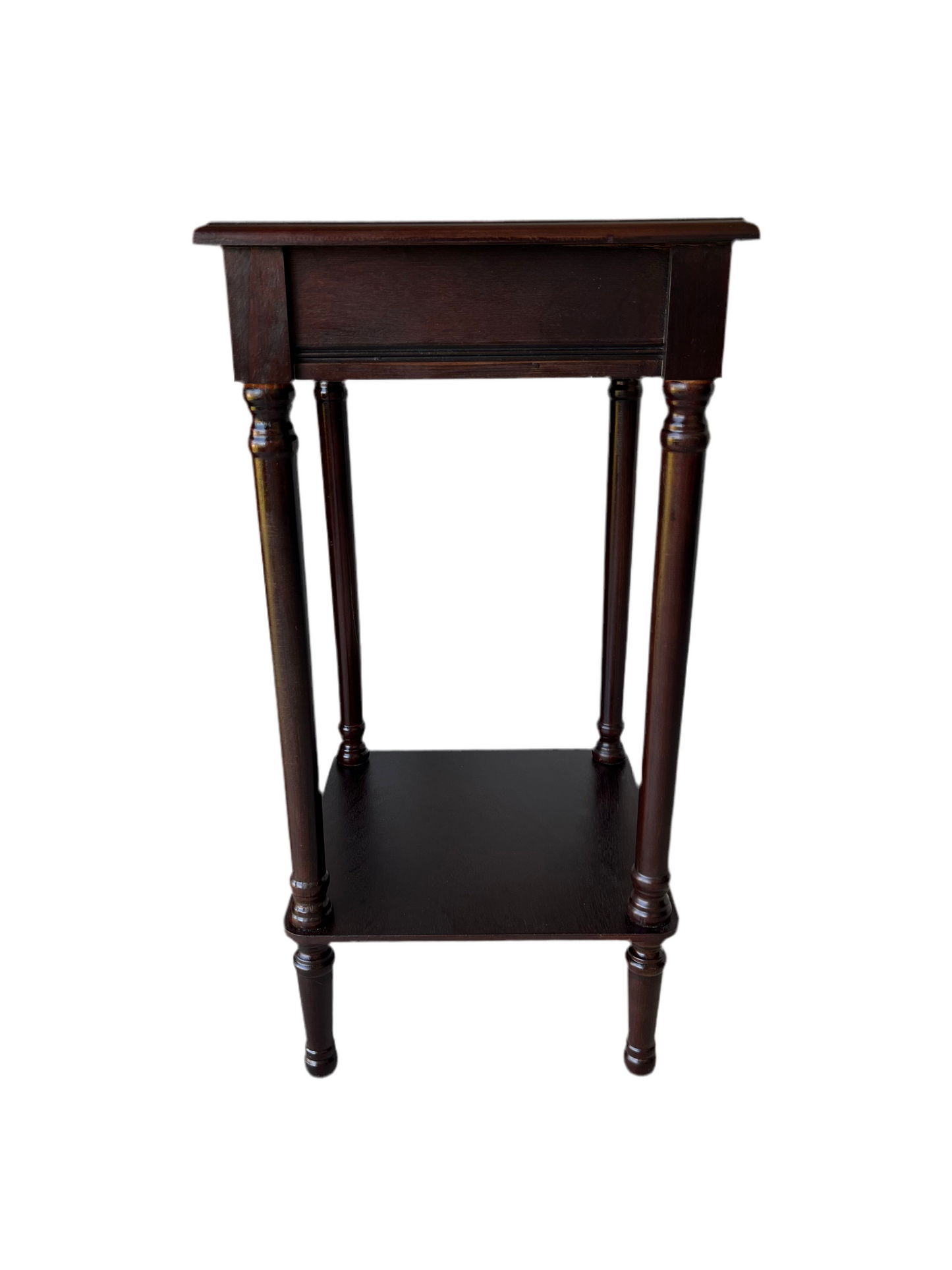 Dark Wood Plant Stand/Side Table