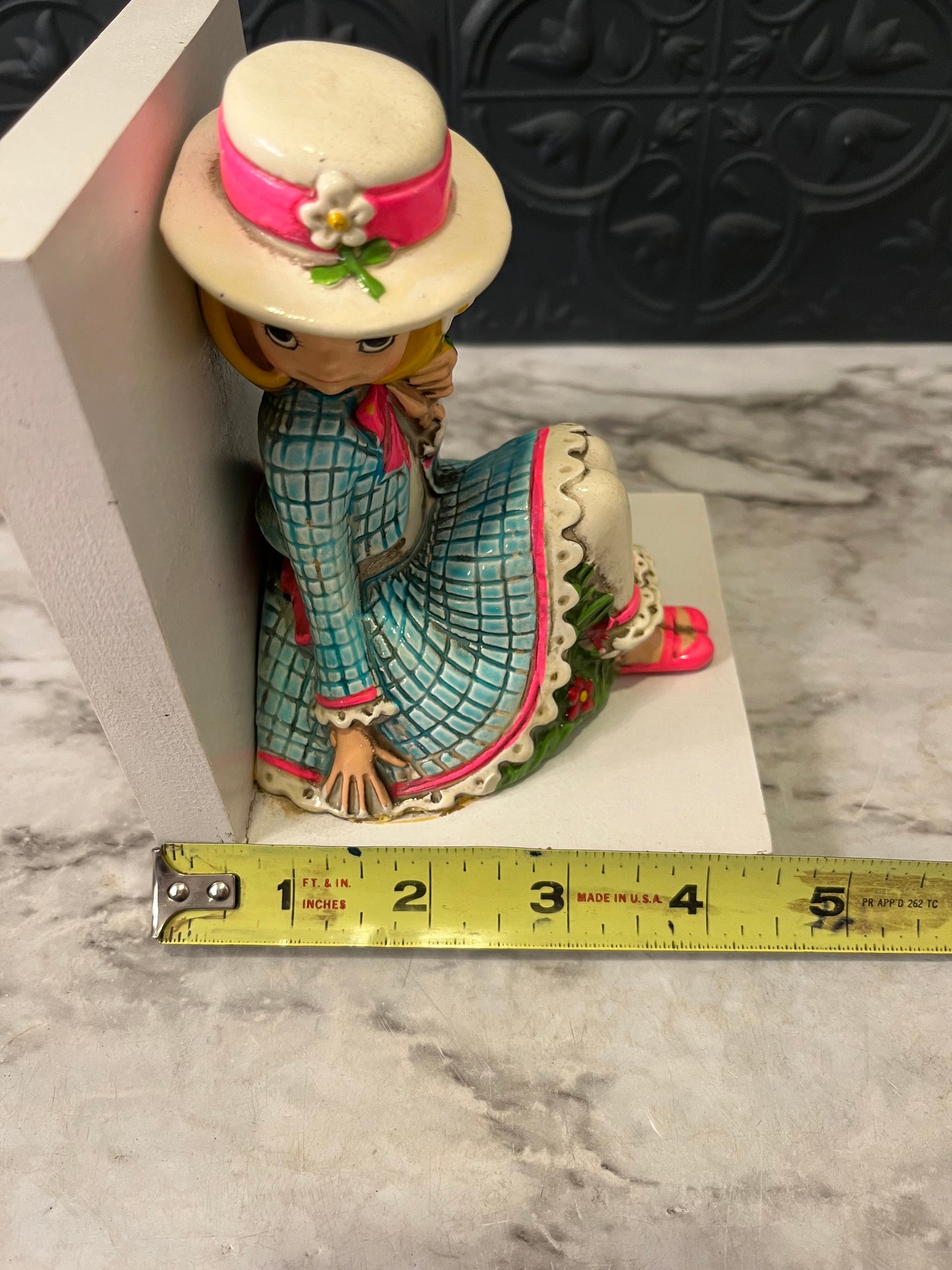 Vintage Earl Bernard Girl Bookend