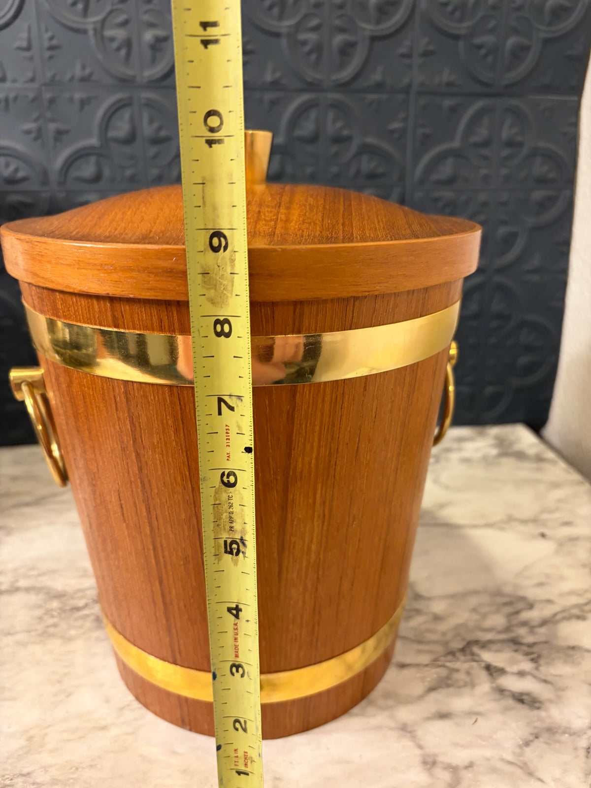 Mid Century Teak Ice Bucket
