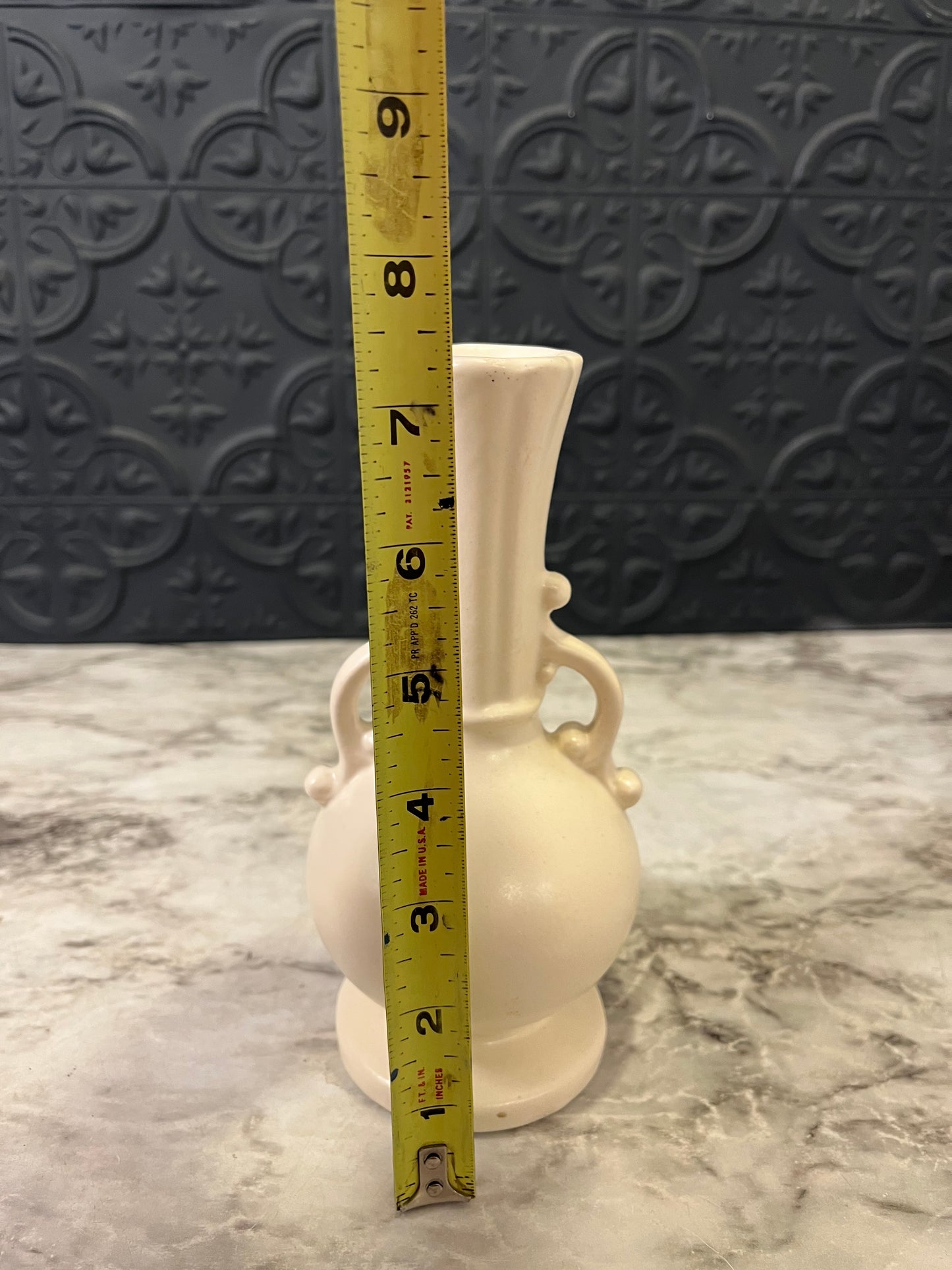 Cream Vase with Handles 7.5