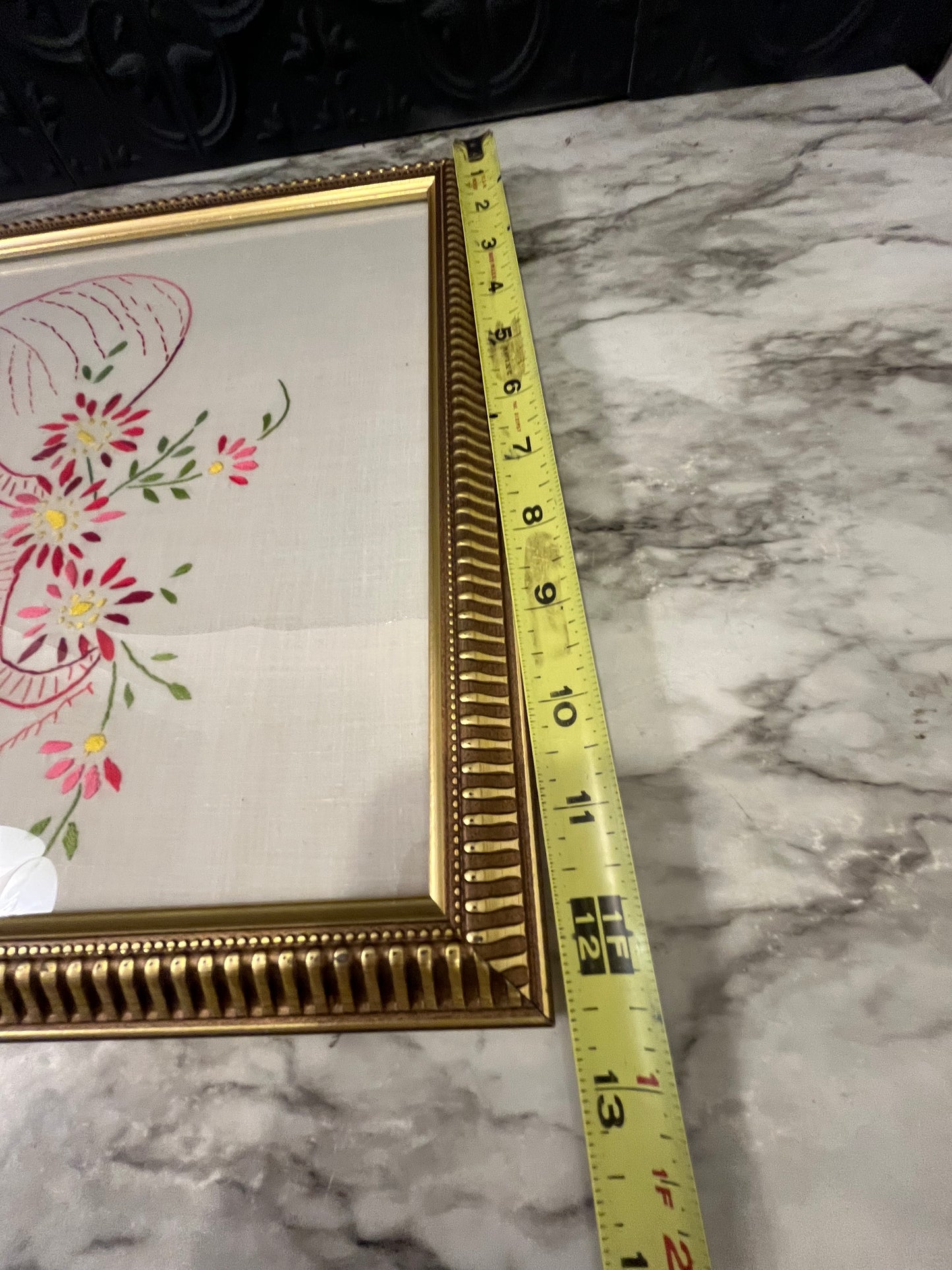 Needlework of Woman in a Hat