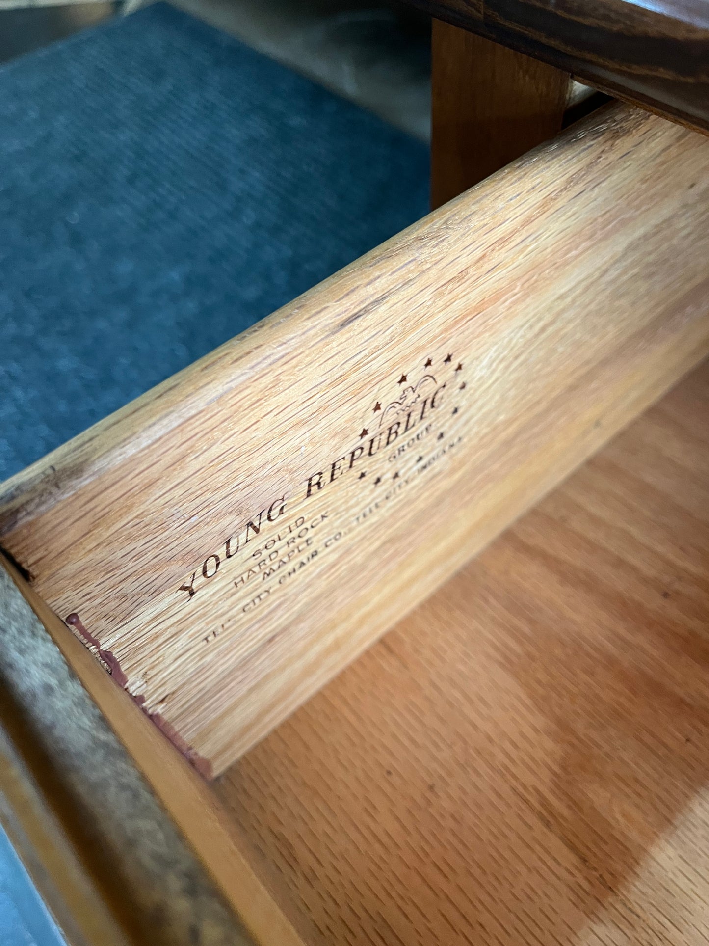 Young Republic Maple Drop leaf Side Table
