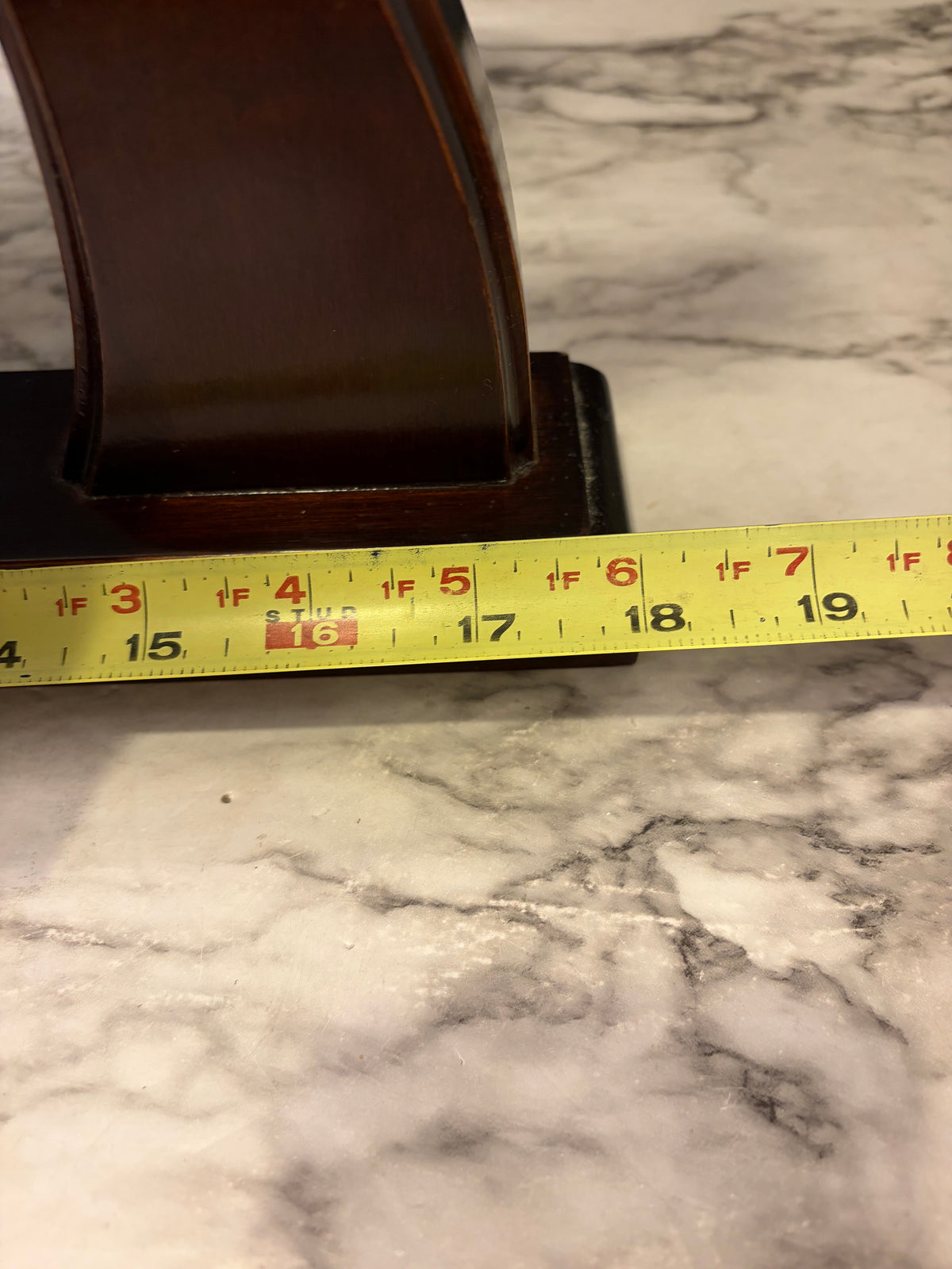 Wood Table Top Swing Mirror