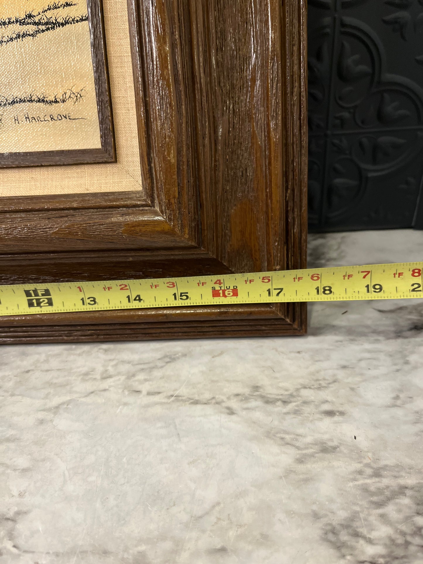 H Hargrove Framed Americana Print