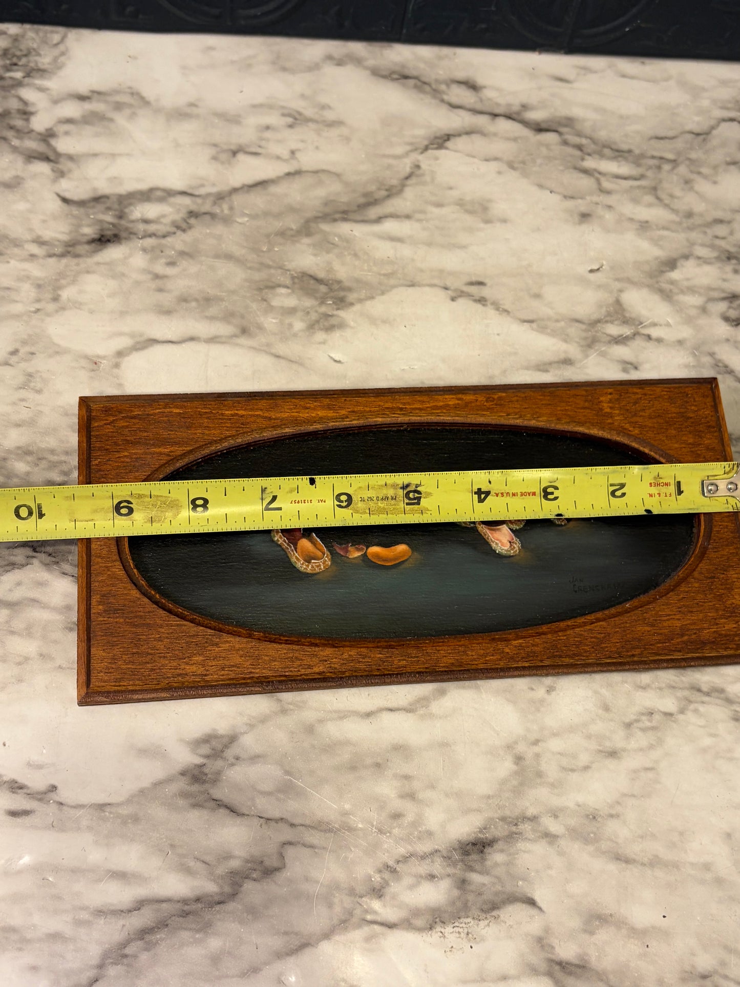 Peanut Painting on Wood